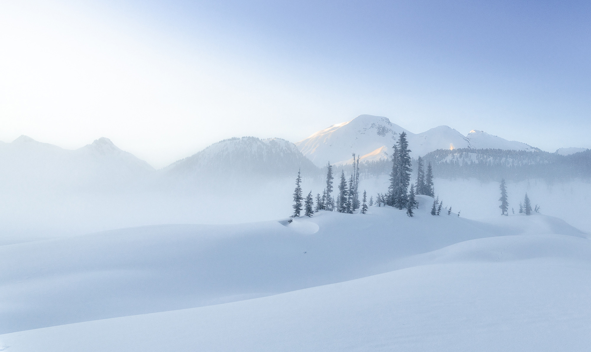 Morning in Garibaldi Lake -- IRENE LI