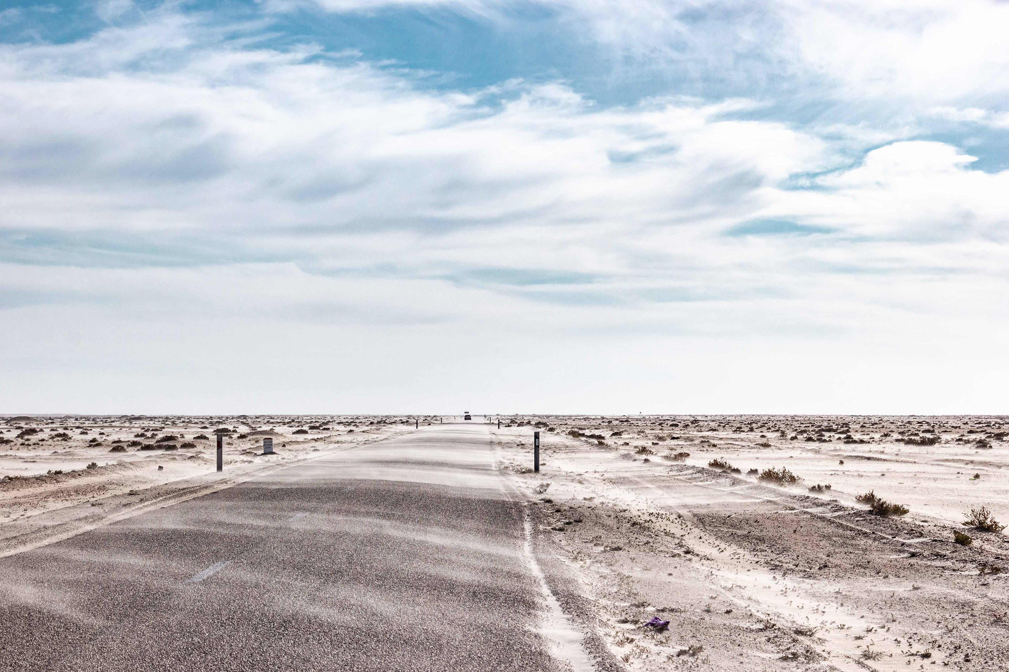 Die unendliche Weite der Sahara.