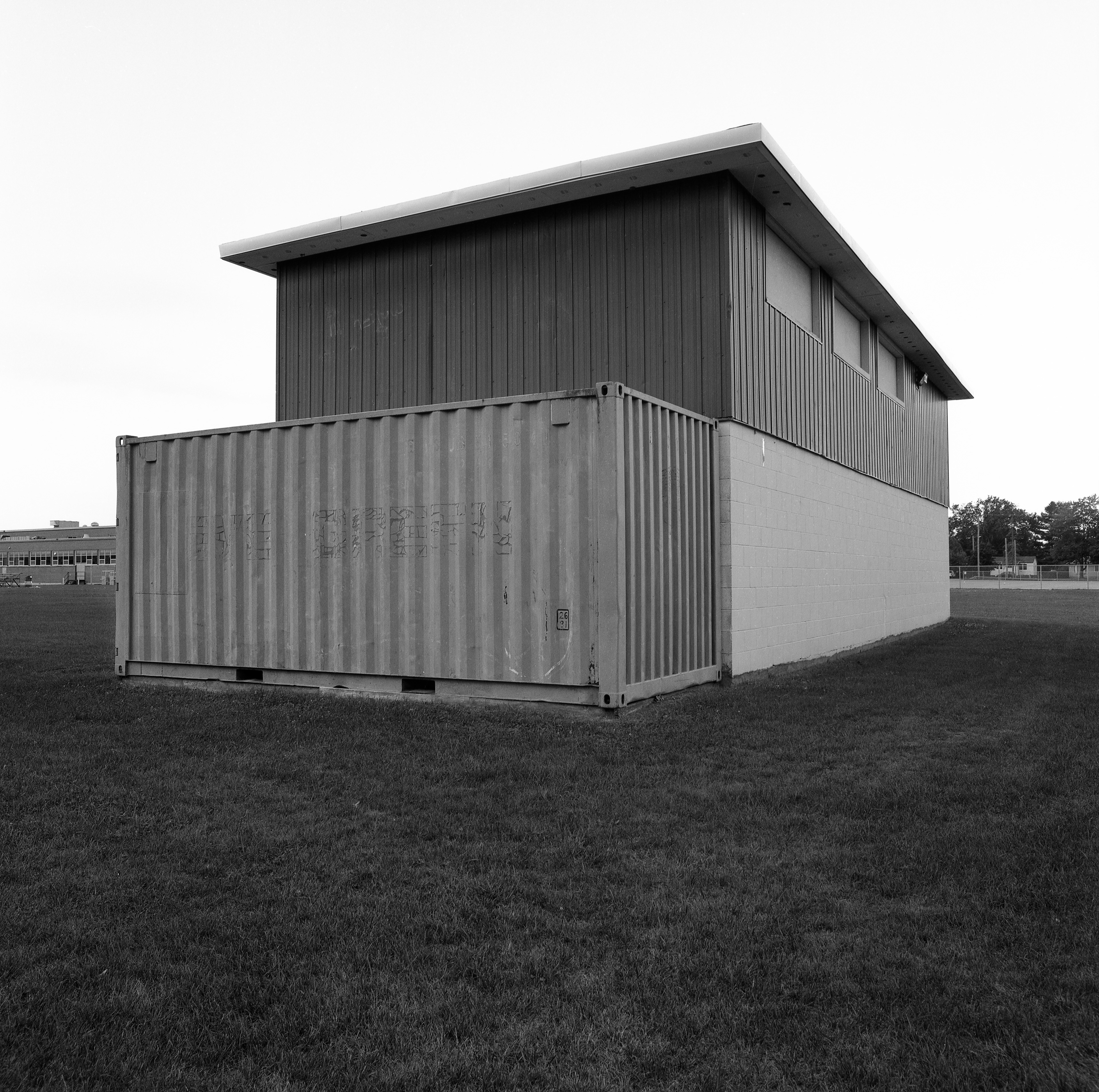 Home of the Giants no.1 - 120 filmA study of a classic high school athletic canteen from behind. Home of the Giants.