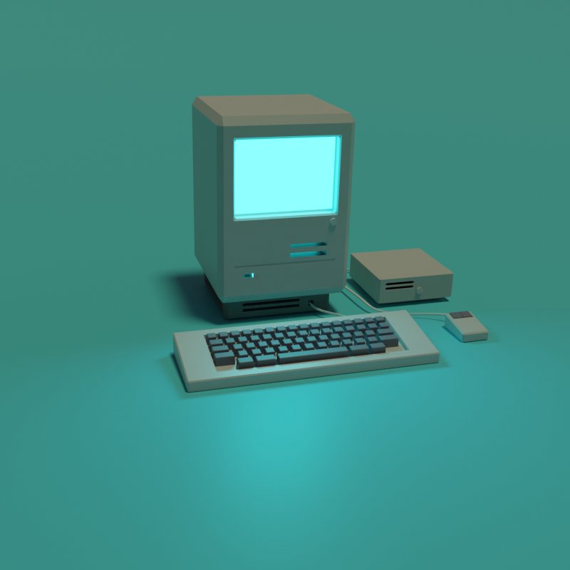 MeliB-Design - Old style computer