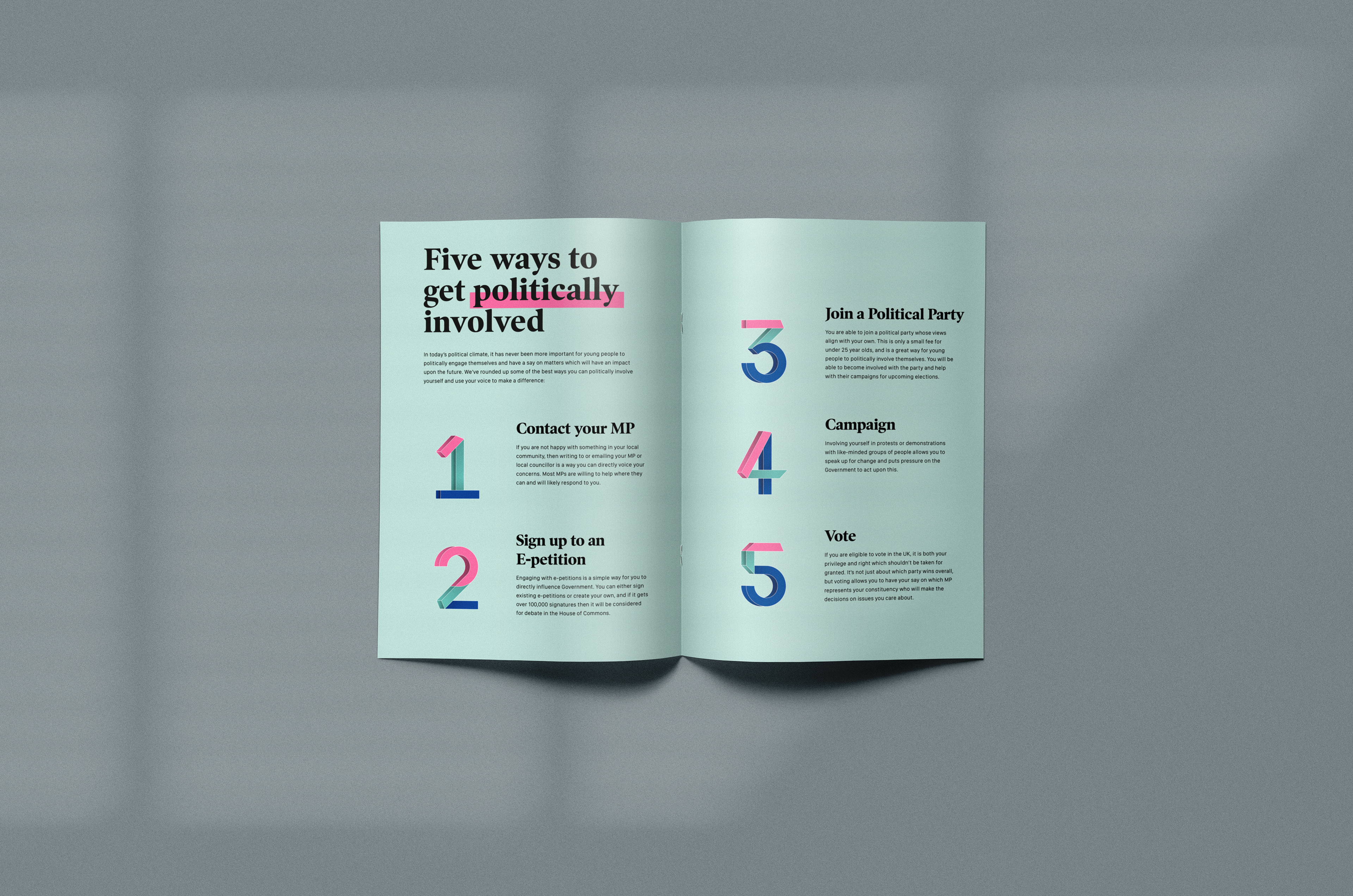 Publication Spread