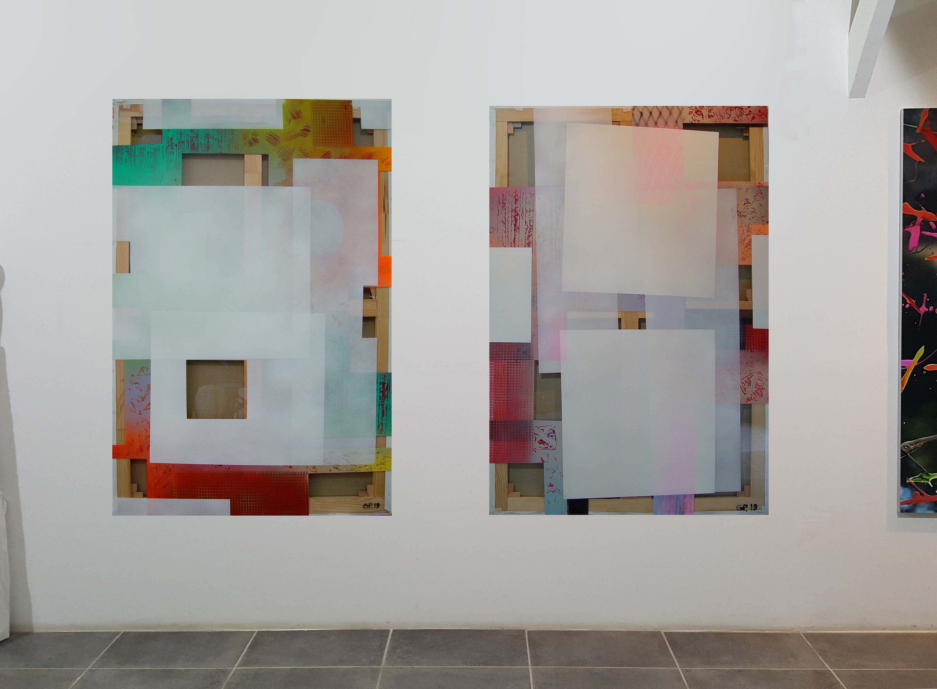N°190617 - N°190622 -- 146x97cm/57,4’x38,1’