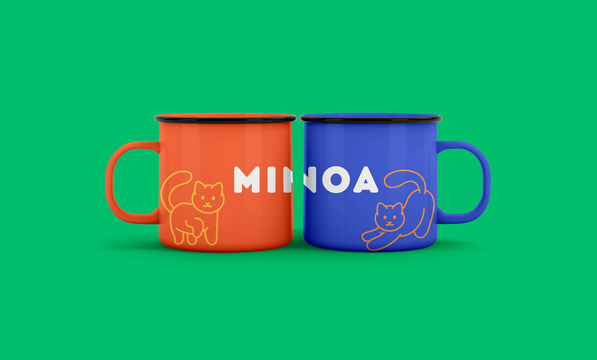 minoa logo design