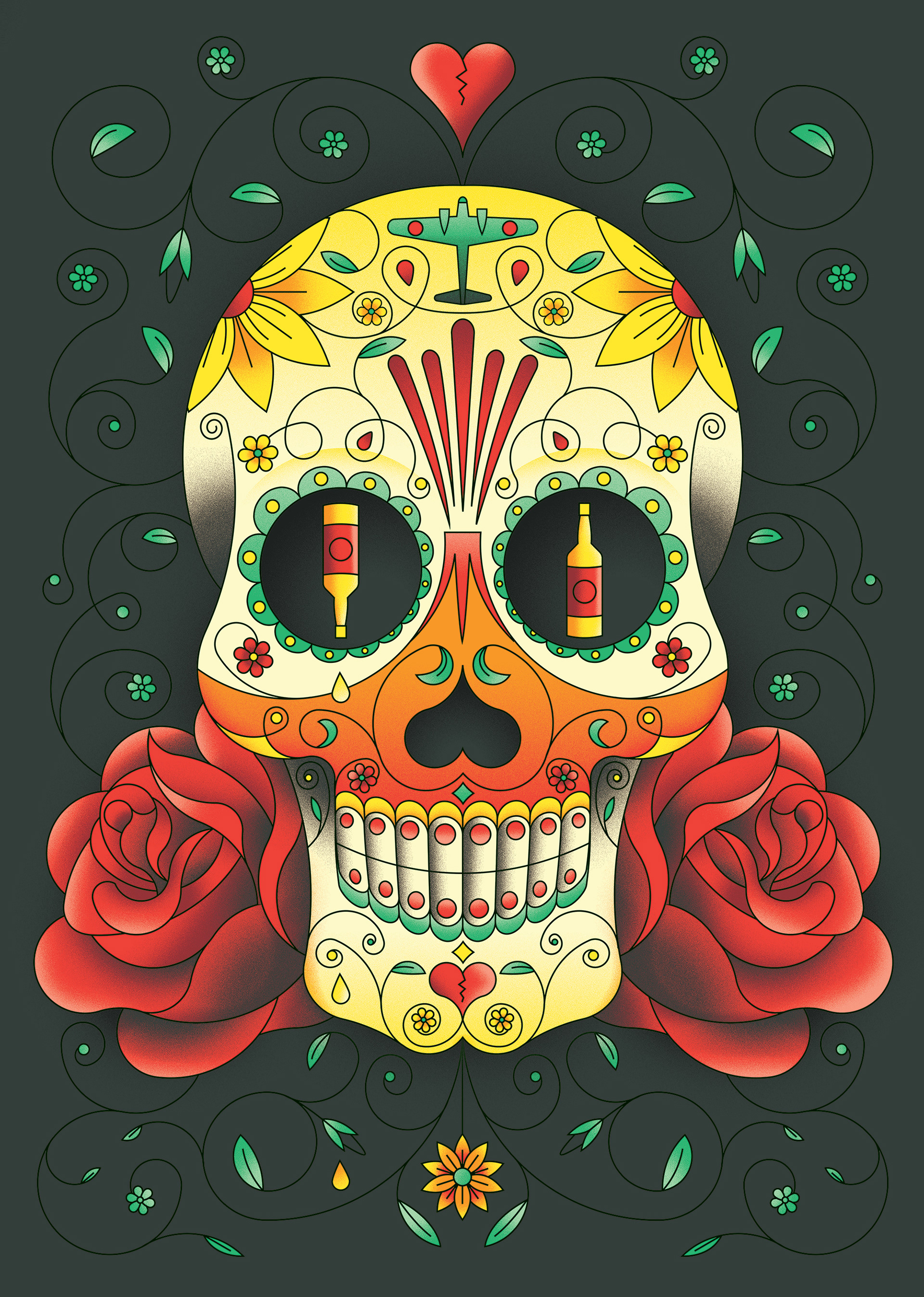 Череп Sugar Skull