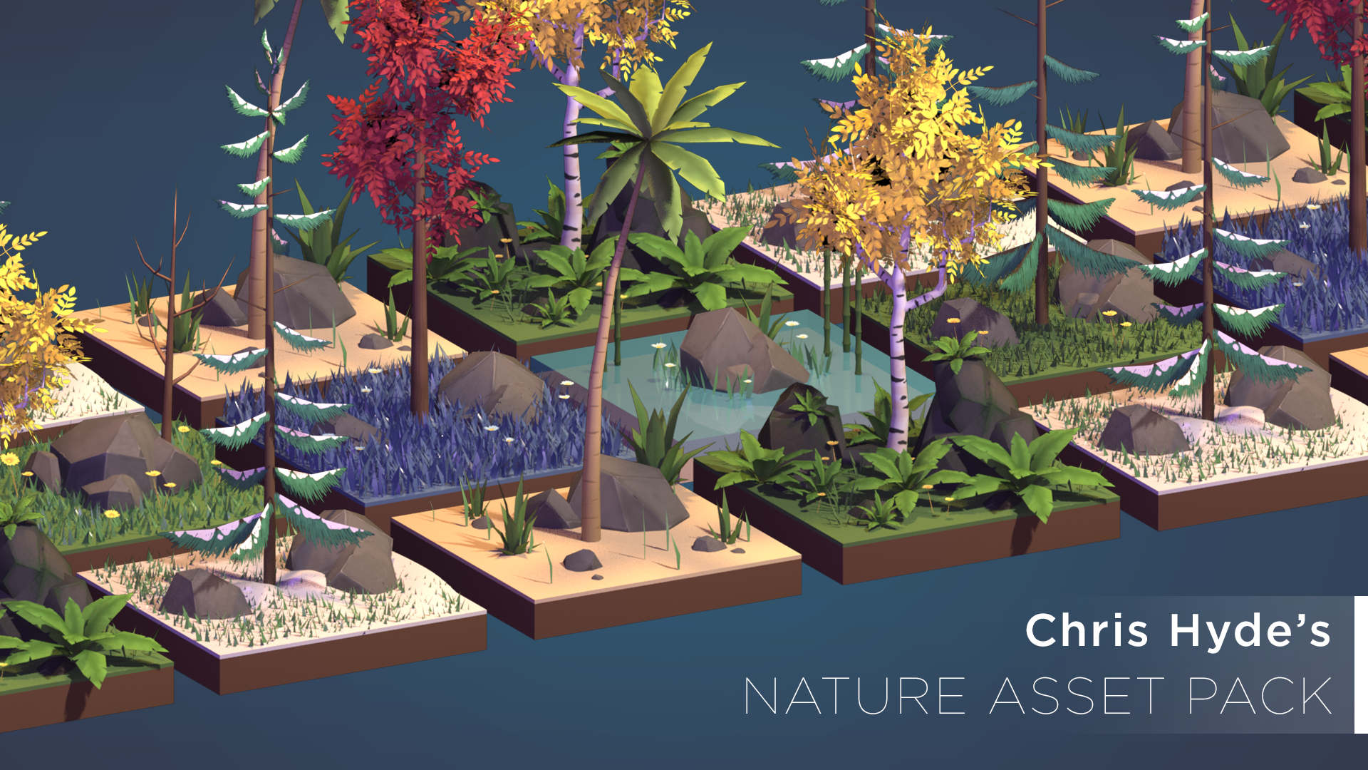 Christopher Hyde Stylized Nature Asset Pack - how to make a good tree in roblox studio