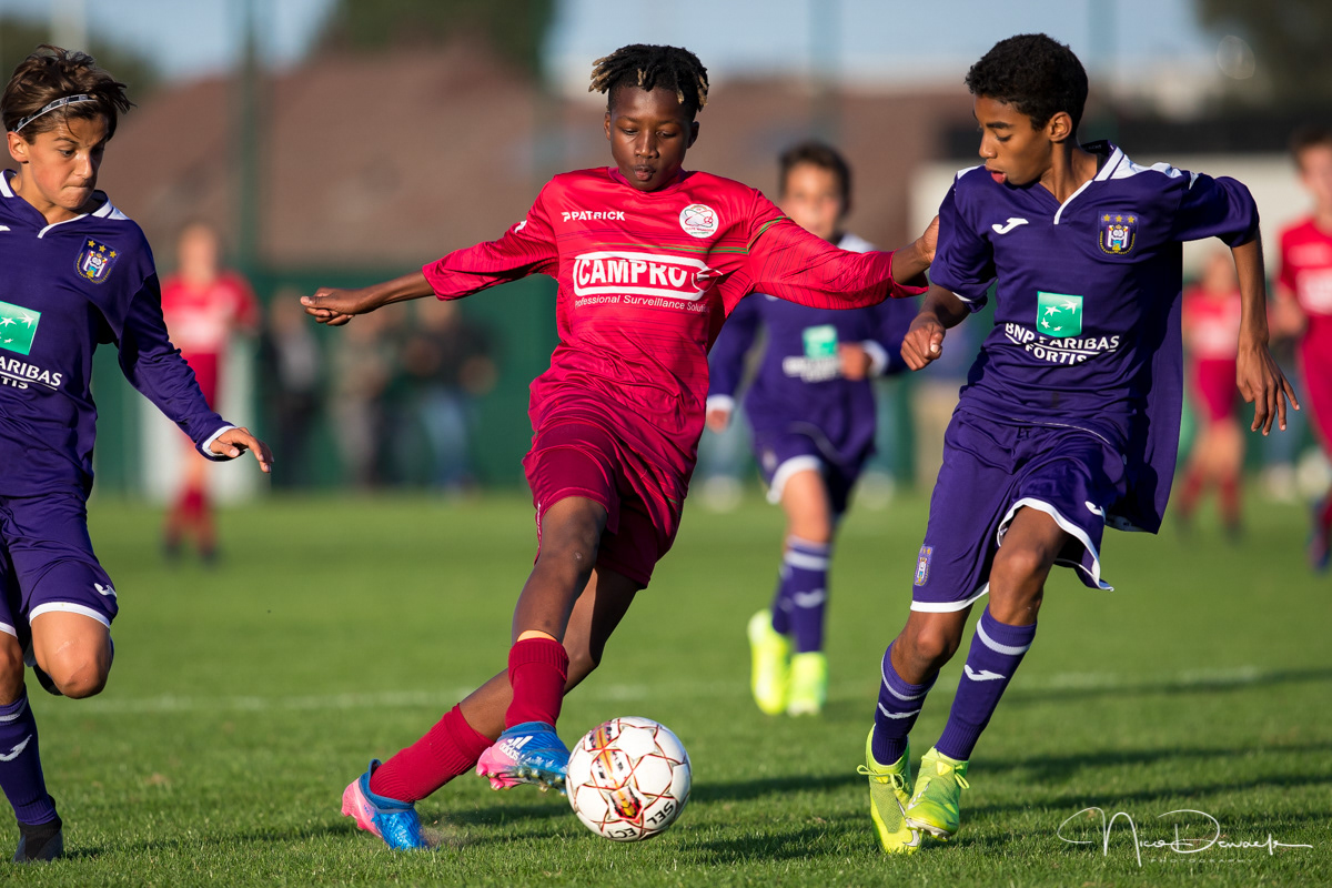 Nico Dewaele - U14 SV Zulte Waregem - RSC Anderlecht (18 ...