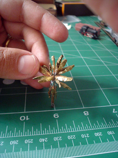 Brass banana tree.