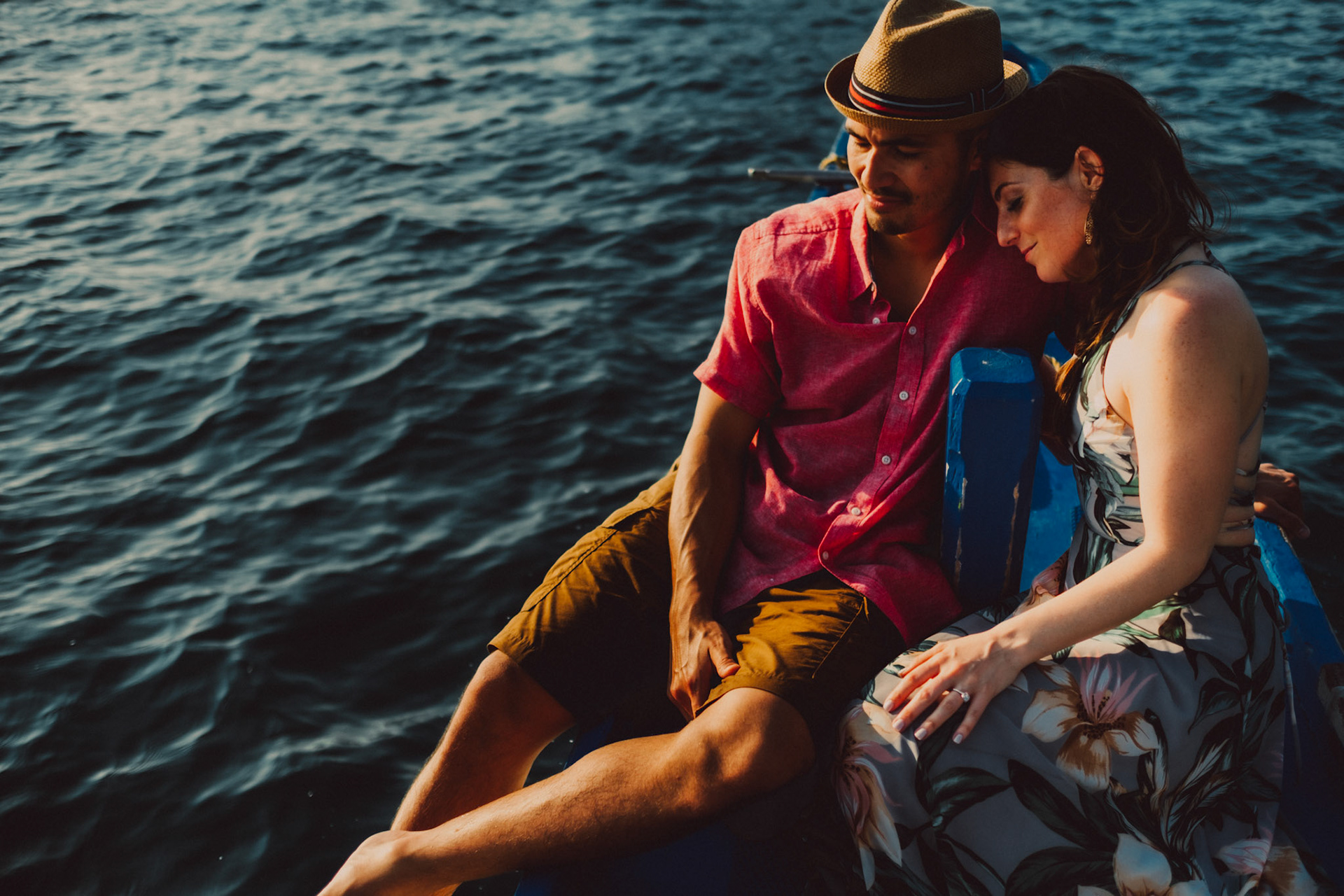 On a boat en route to Pinagbuyutan Island, from Peter &amp; Alexis' adventure pre wedding in El Nido, Palawan, Philippines, Southeast Asia, April 2018, Fuji XH1