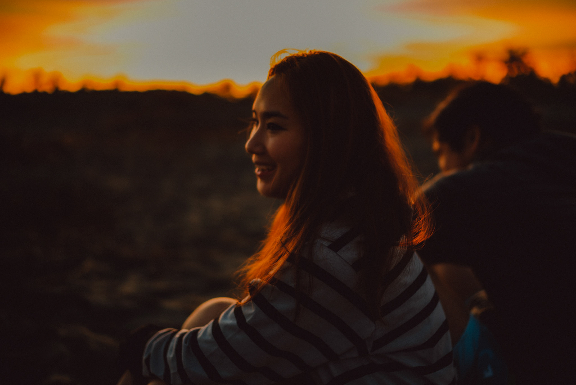 Moments before sunrise, from Koke and Pam's chill and outdoorsy prenup photoshoot in Bonuan Beach, Dagupan, Pangasinan, Philippines, Southeast Asia, November 2015, Sony A7S.