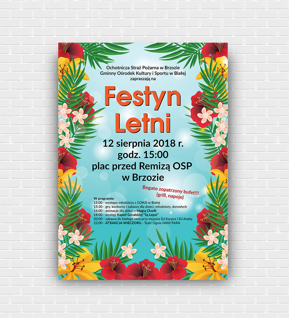 Plakat_festyn_letni_Dobra_kreska