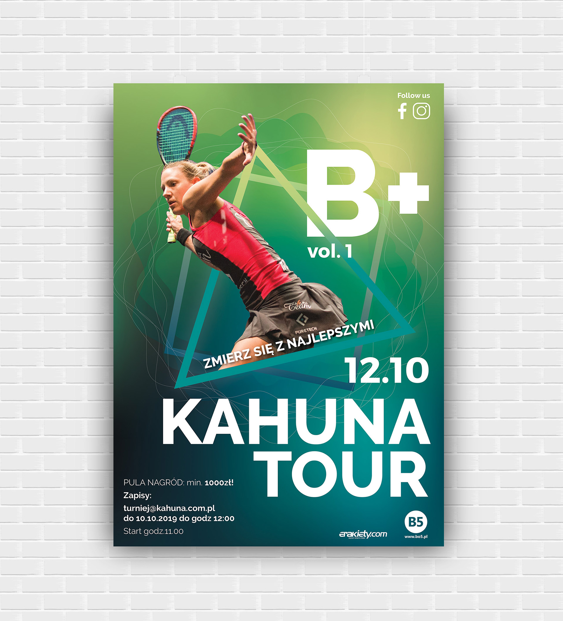 Plakat_turniej_squash_Dobra_kreska