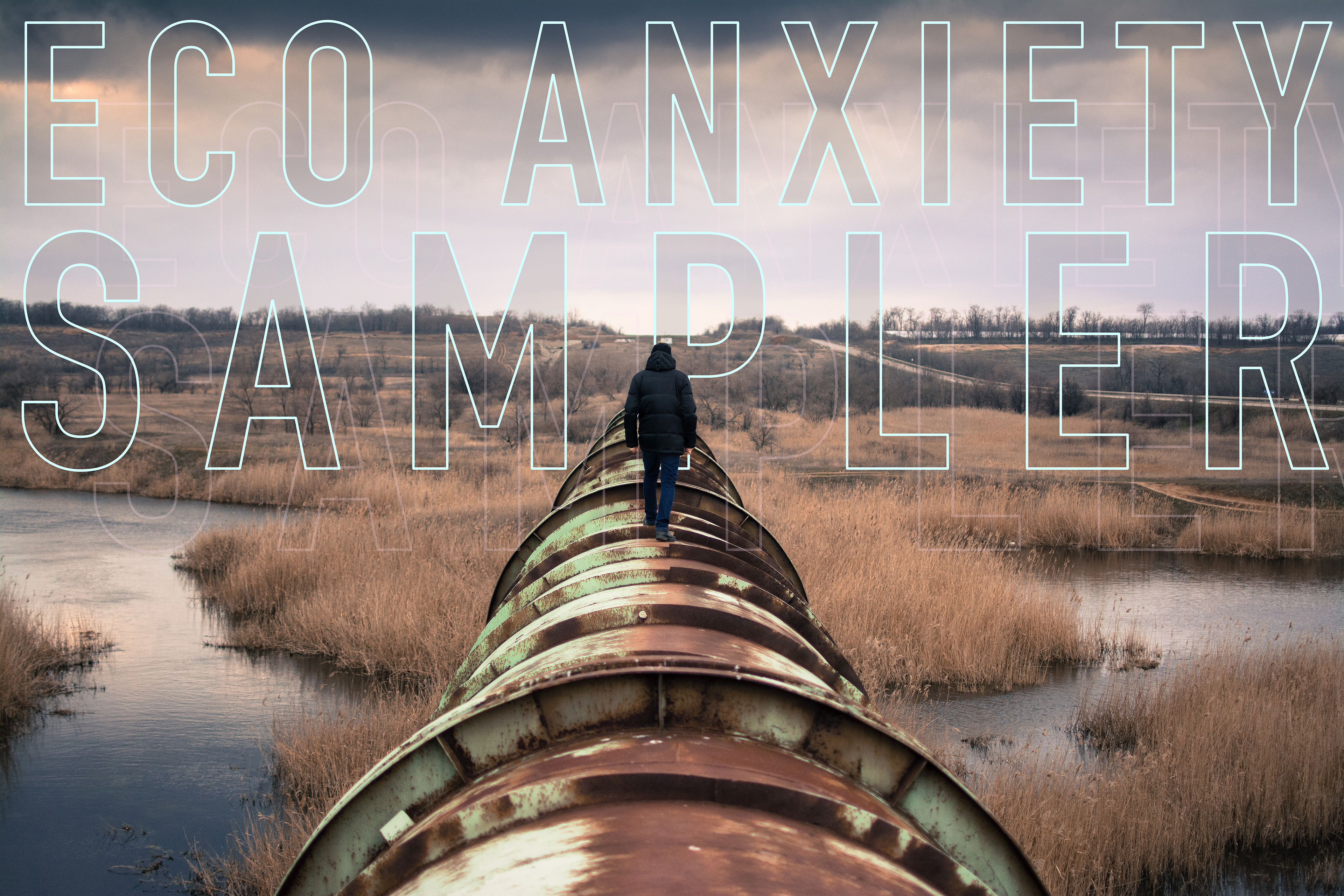 Final design for the "Eco Anxiety Sampler" podcast