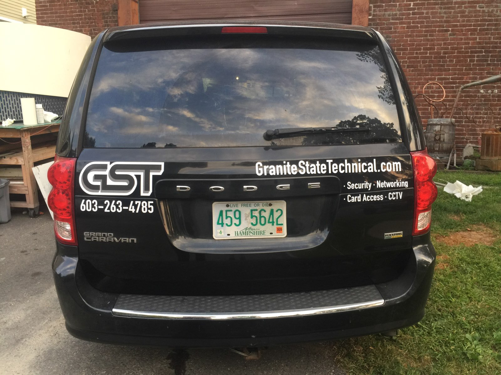 GST black van final install
