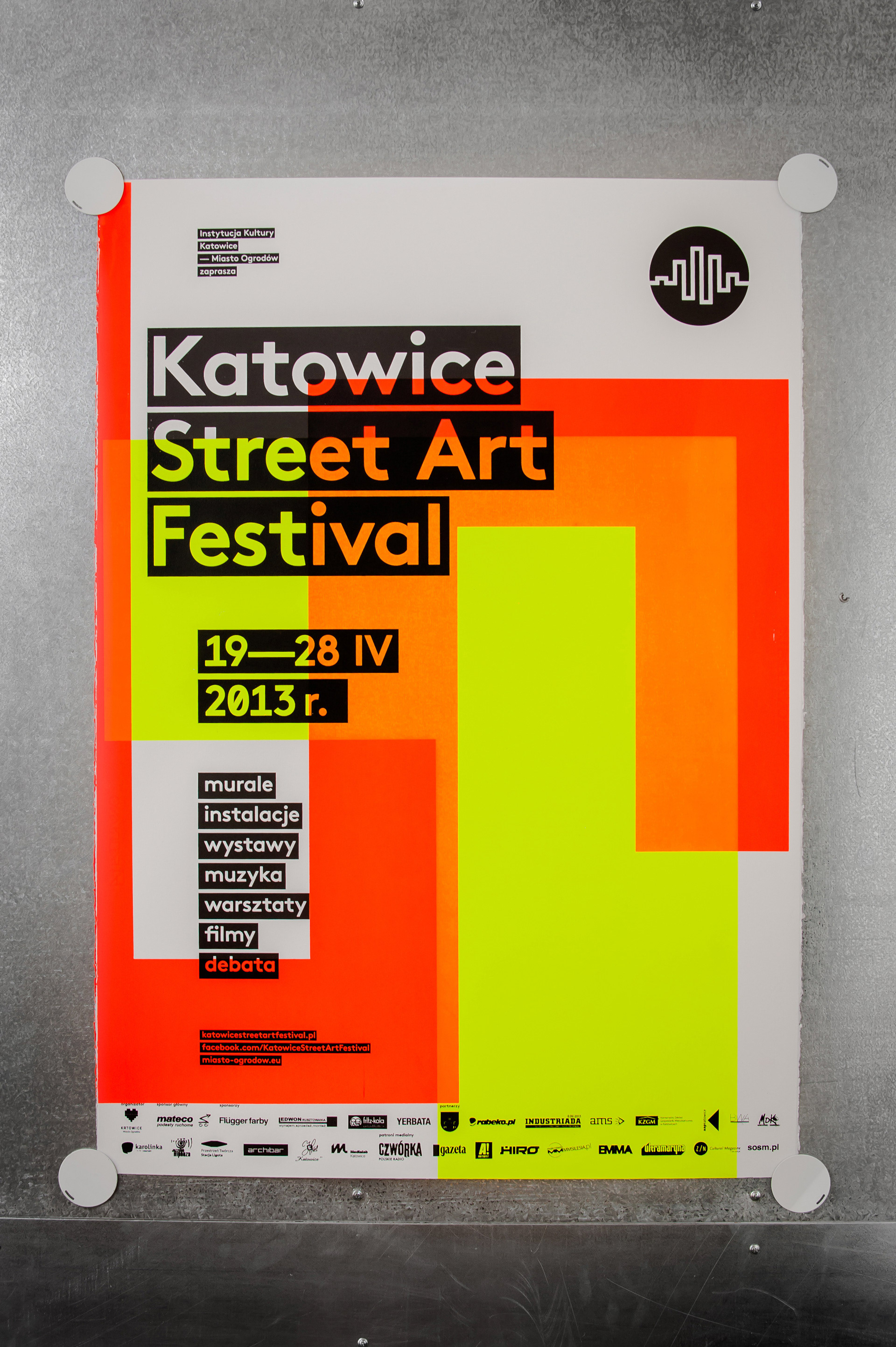 Marta Gawin - Katowice Street Art Festival – silkscreen poster series