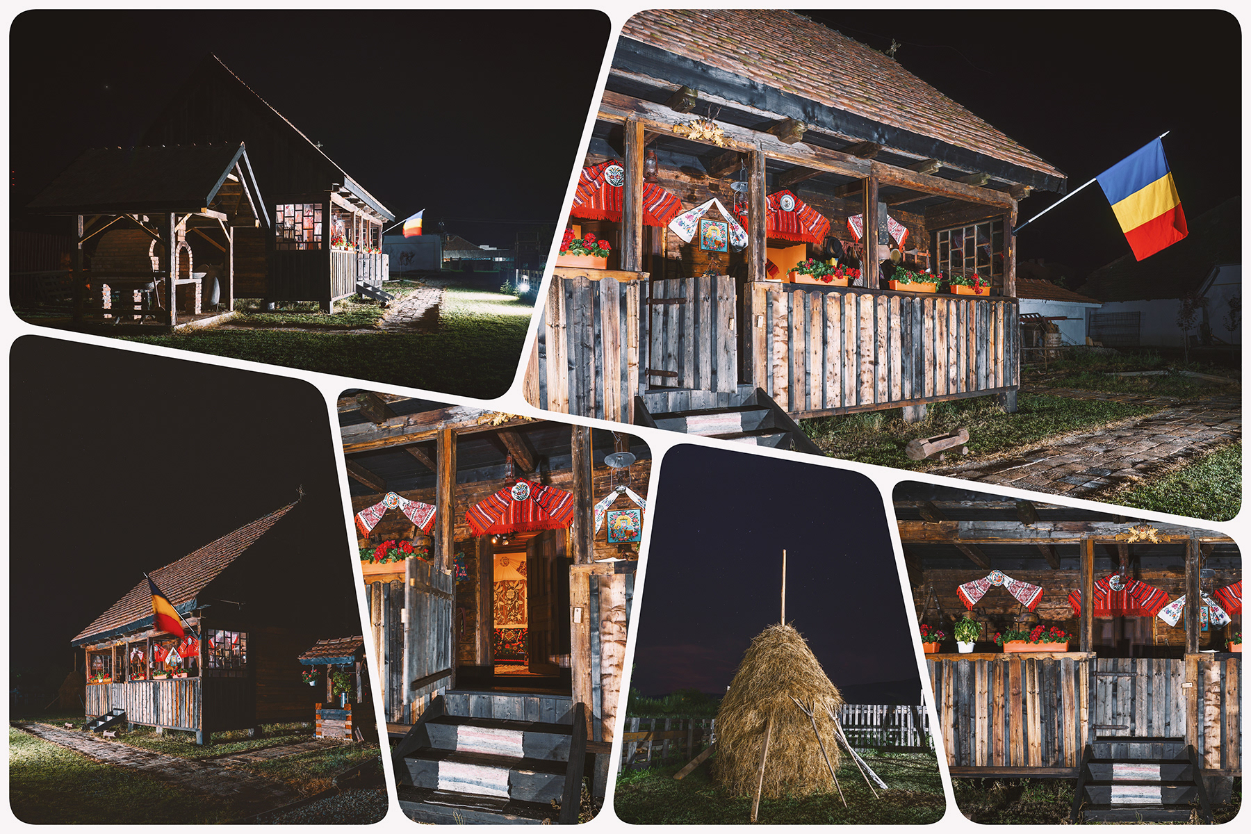 Old Romanian House at Night