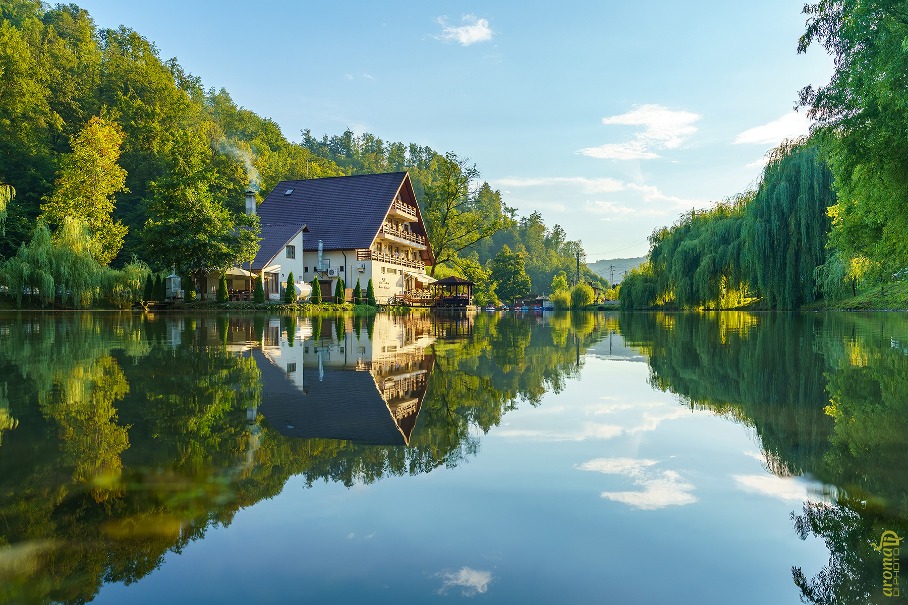 Lake, Moneasa, Romania