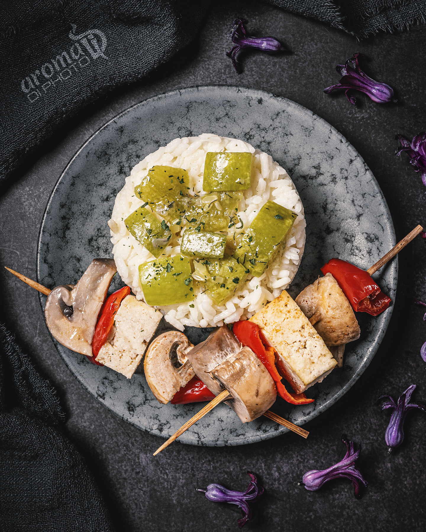 Tofu fryers with rice