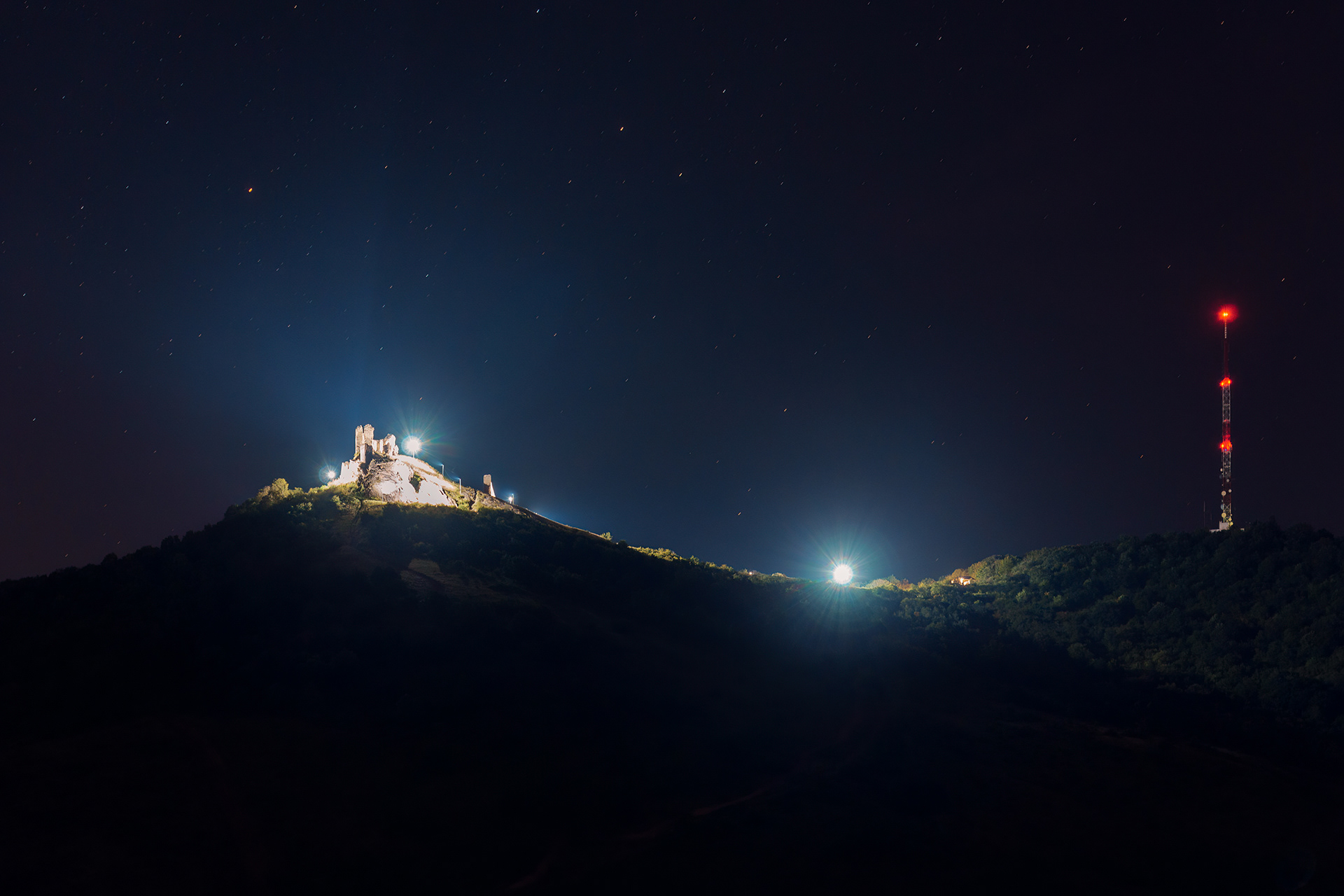 Siria Fortress at Night