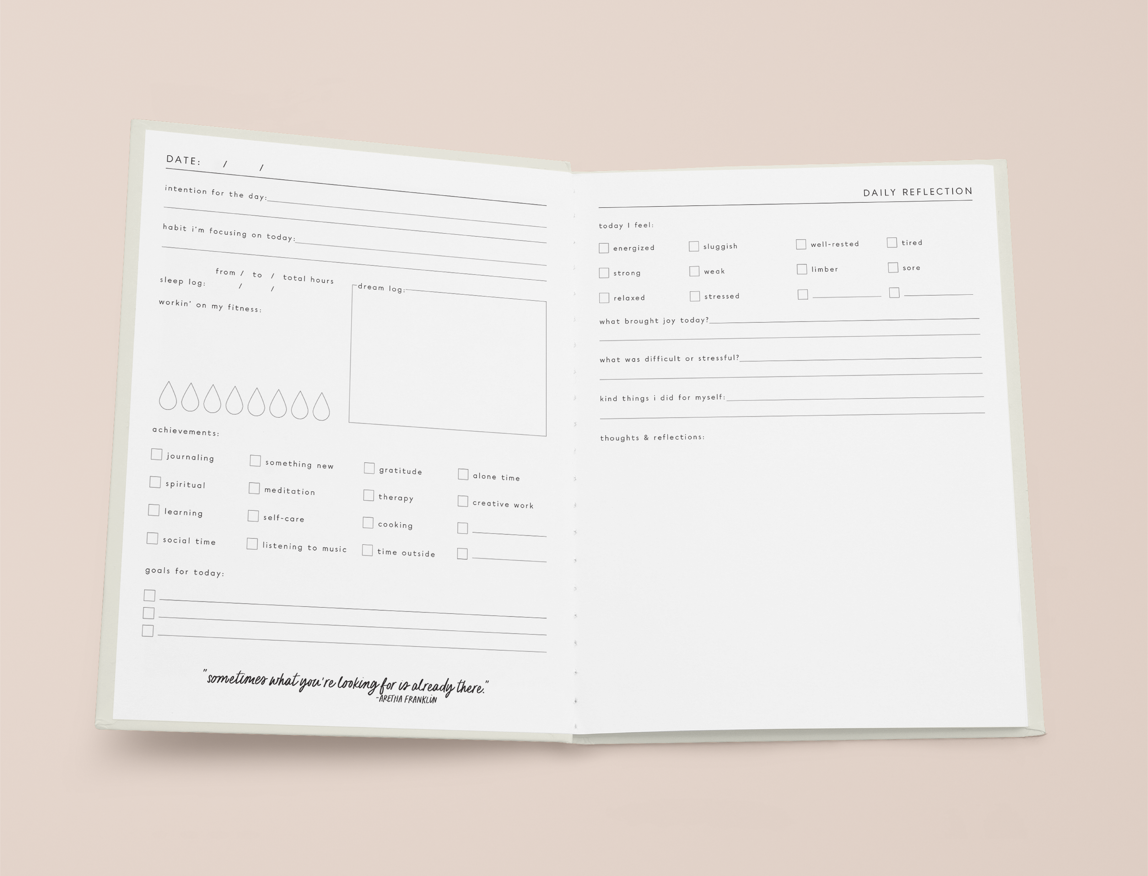 Make Today A Good Day - Daily Spread