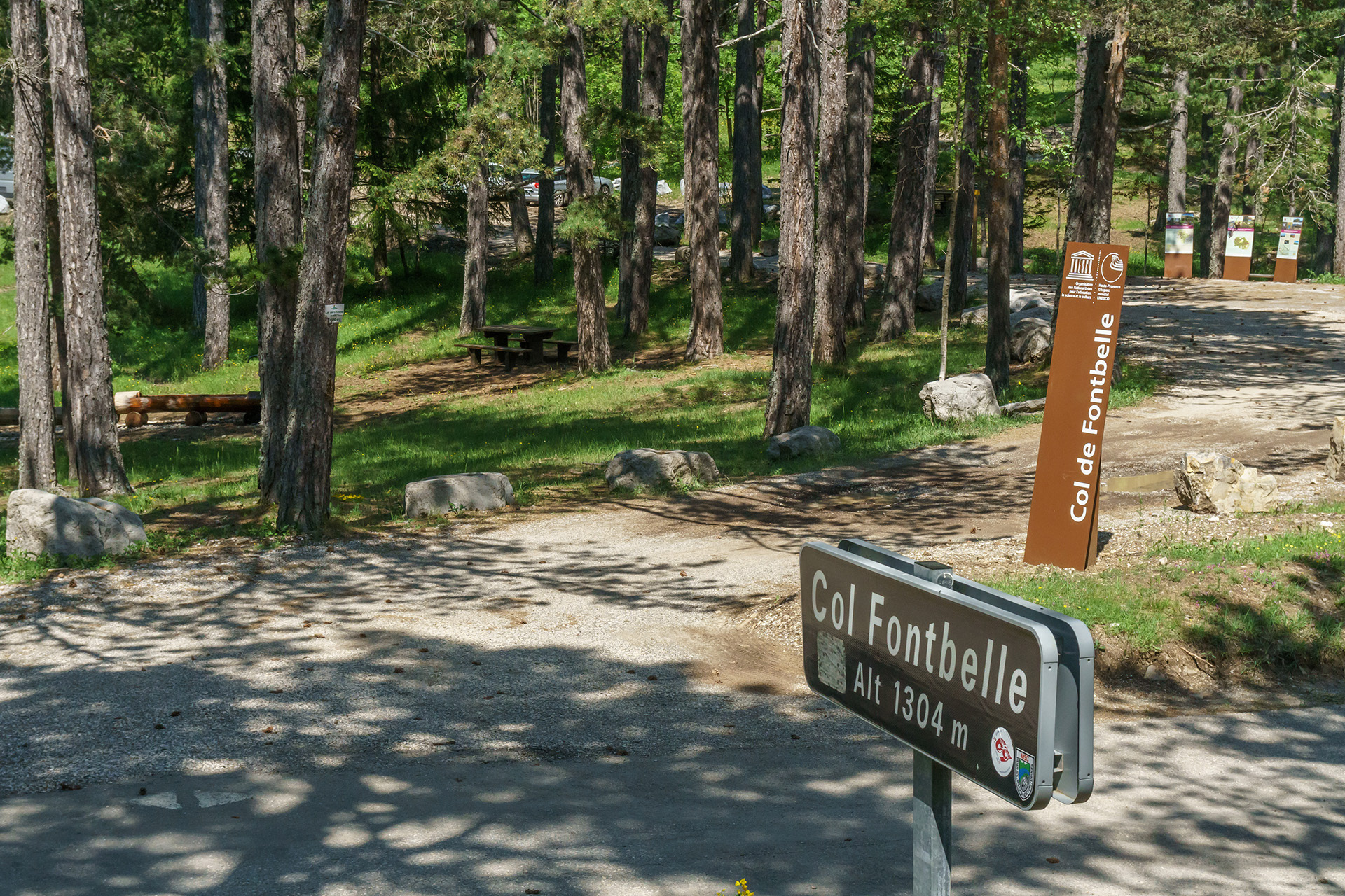 Départ et arrivée au col de Fontbelle