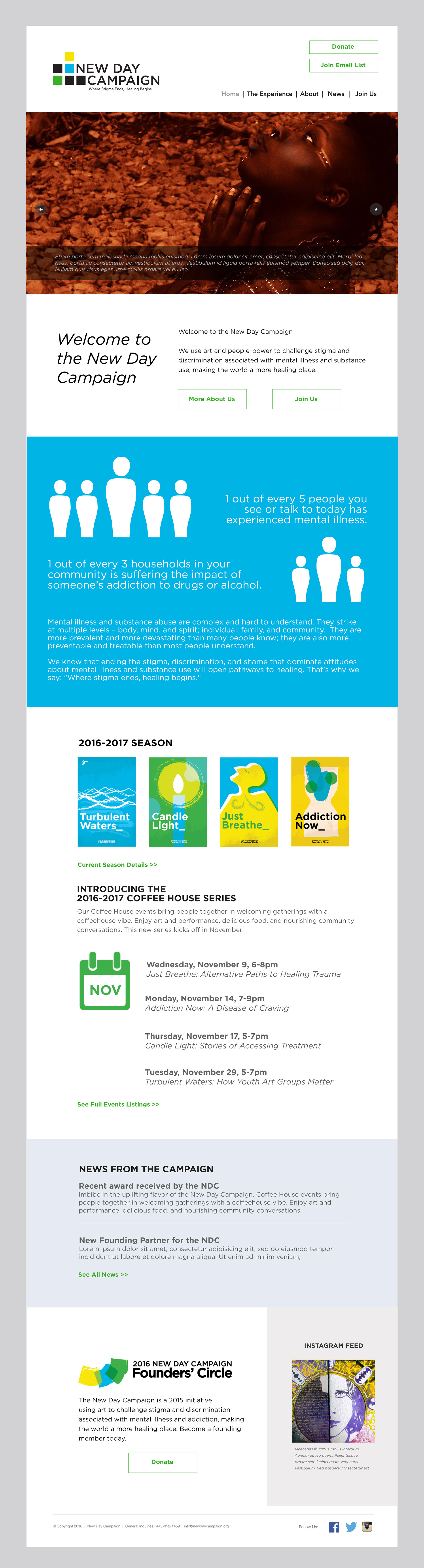 2016 Website (Main landing)