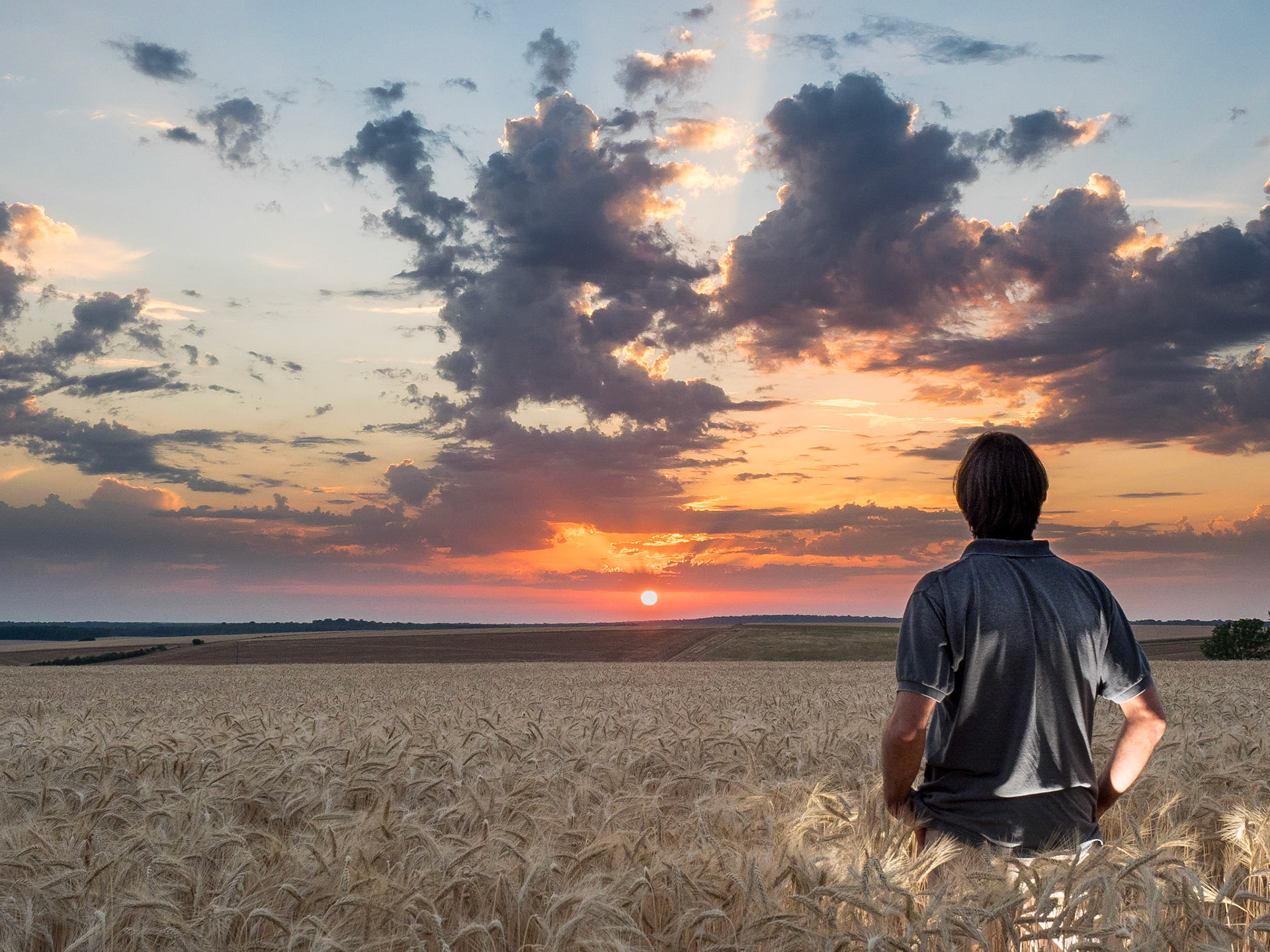 Howto seize a sunset, twice !
I'm very happy of this one !