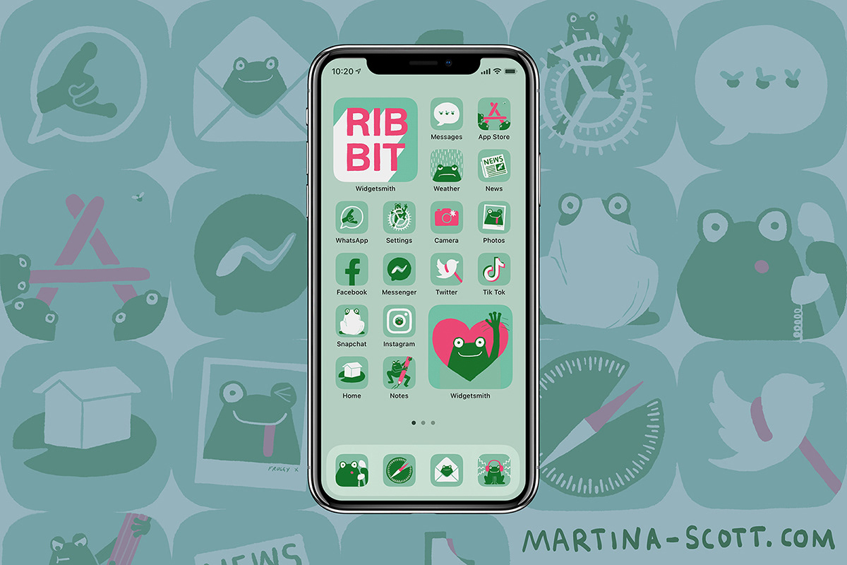 Martina Scott Frog App Icons