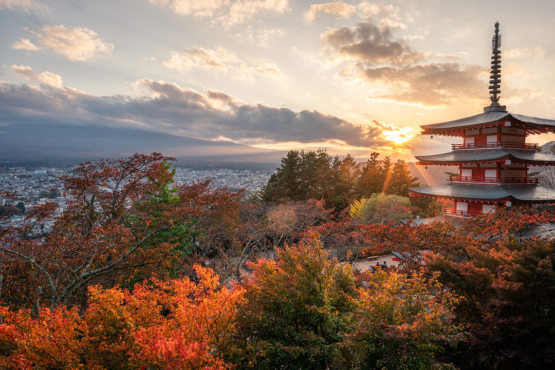 新倉山 浅間公園 忠霊塔　Chureito Pagoda