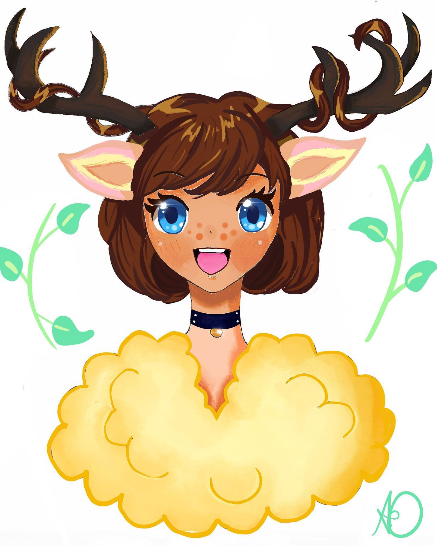 Anime Deer Girl