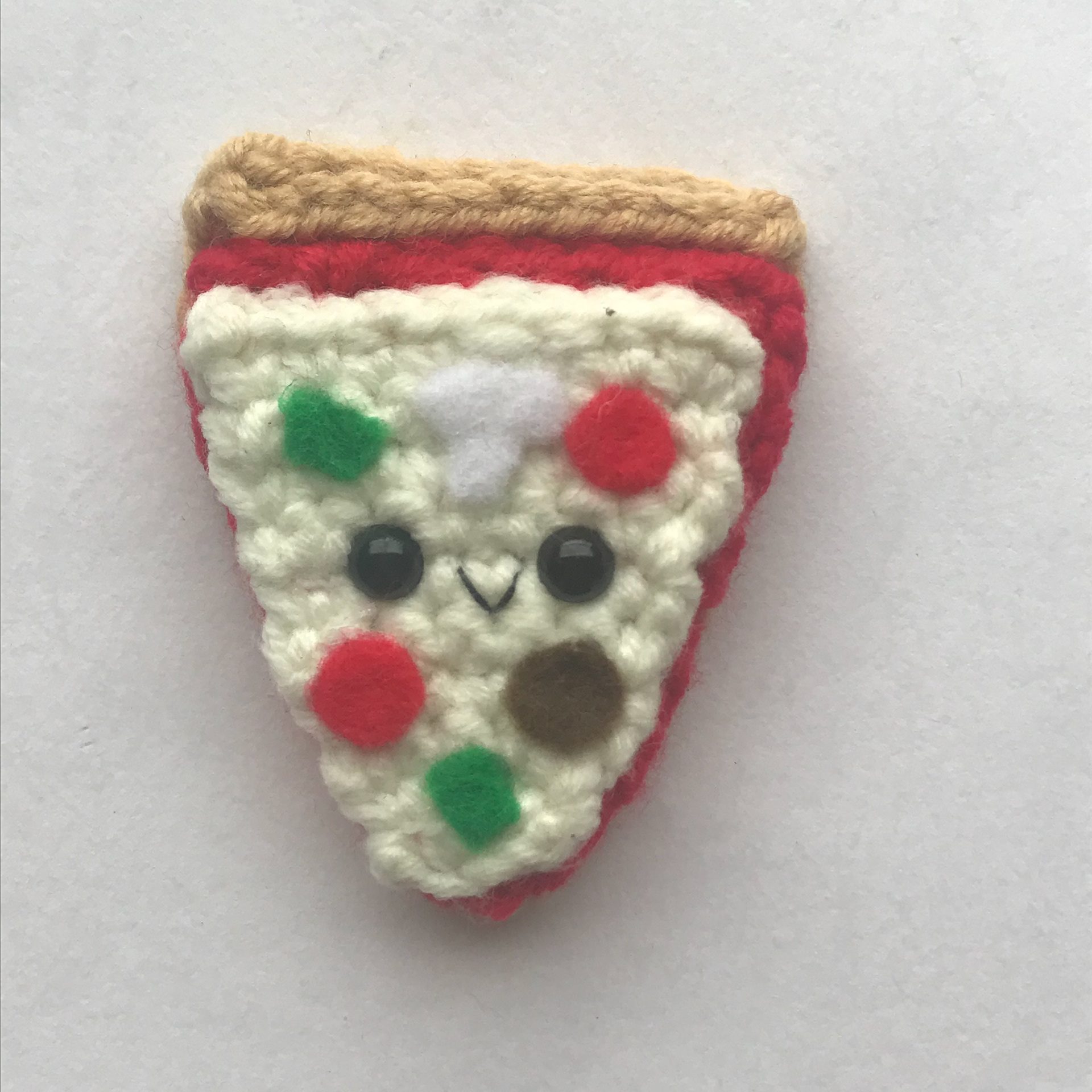 Crochet Cute Pizza Slice