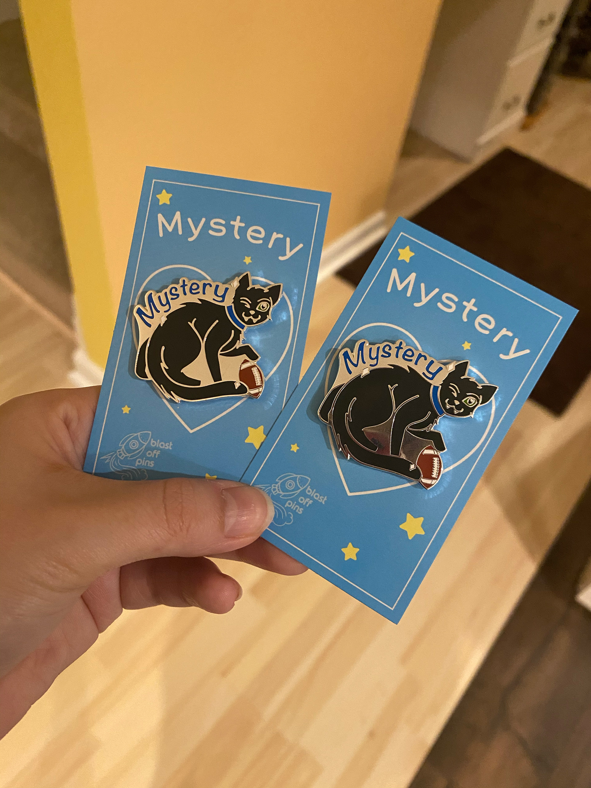 final product with backing card