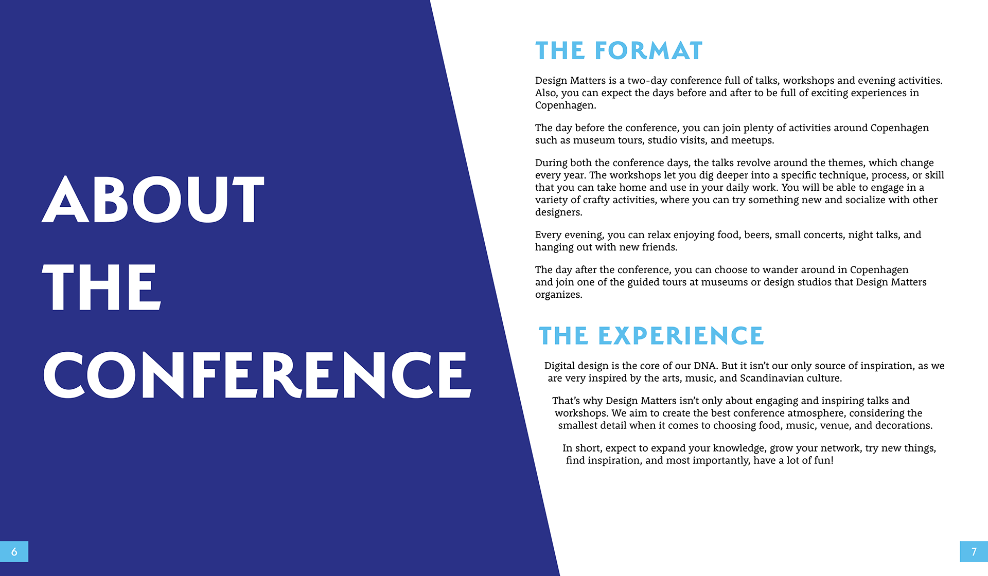 Katheryn Ginevan - graphic design conference program