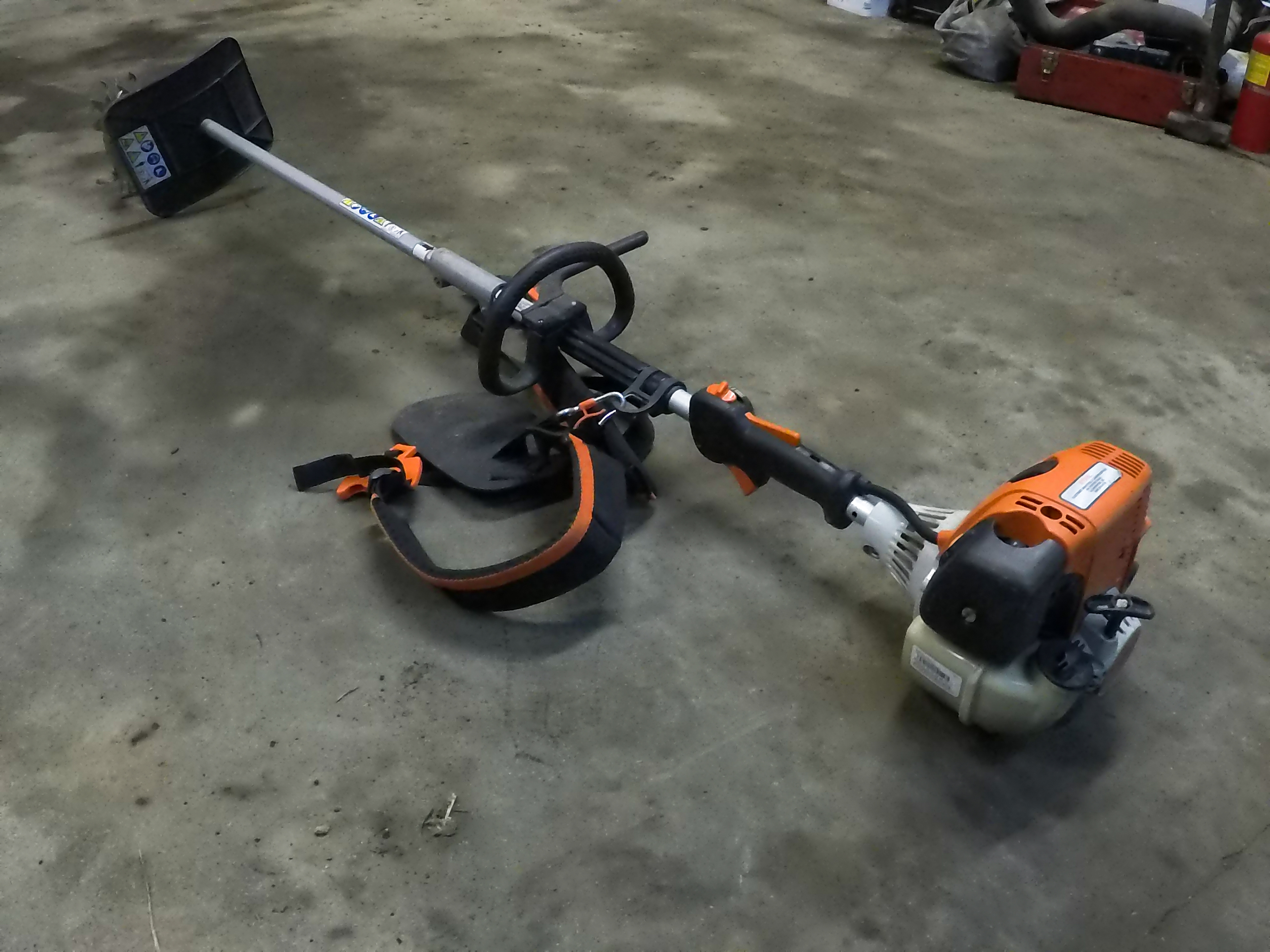 Both of the brush saws have an attachable weed whipper, saw, rototiller, and 12ft pole saw. $75.00 per day