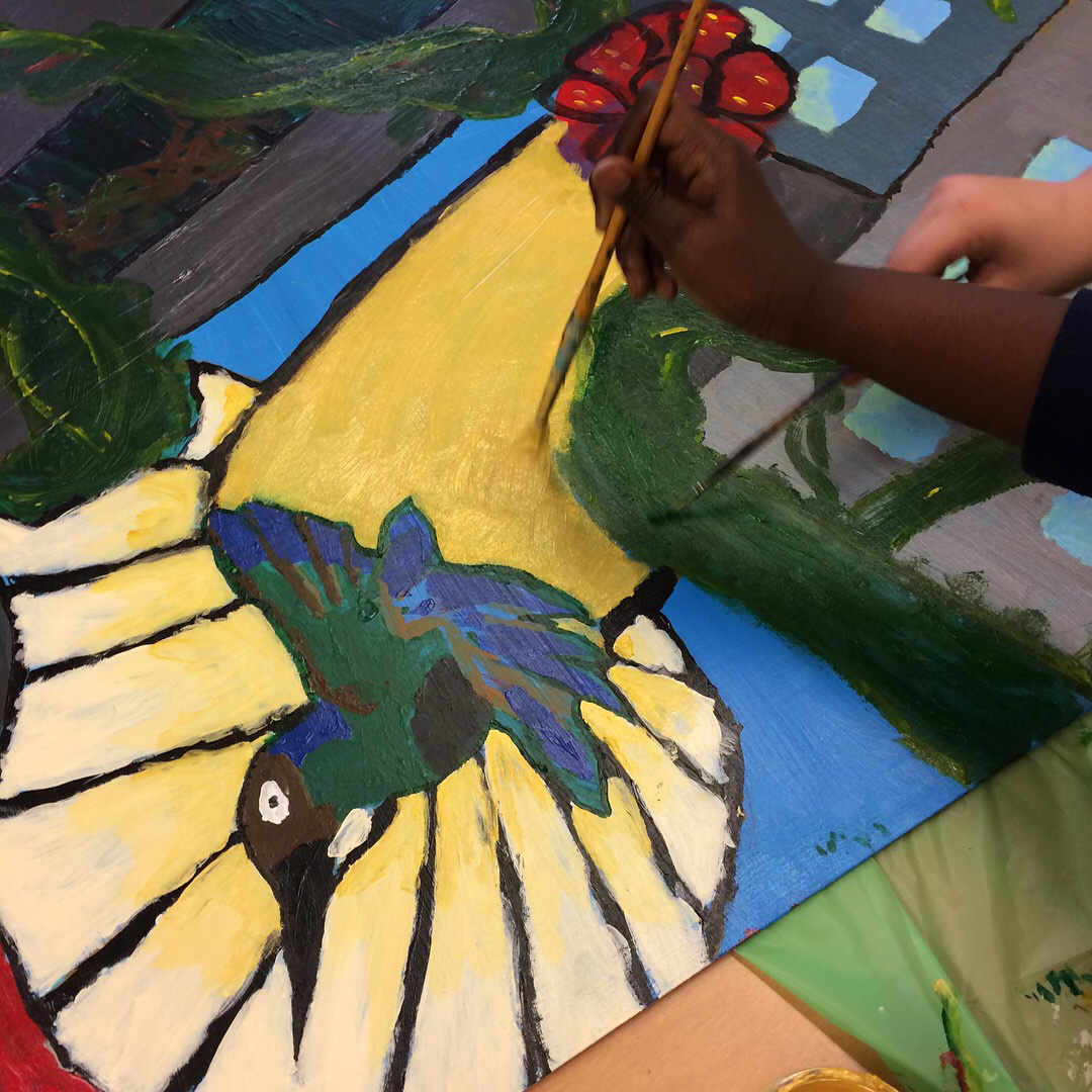 VIBE Arts mural painting program