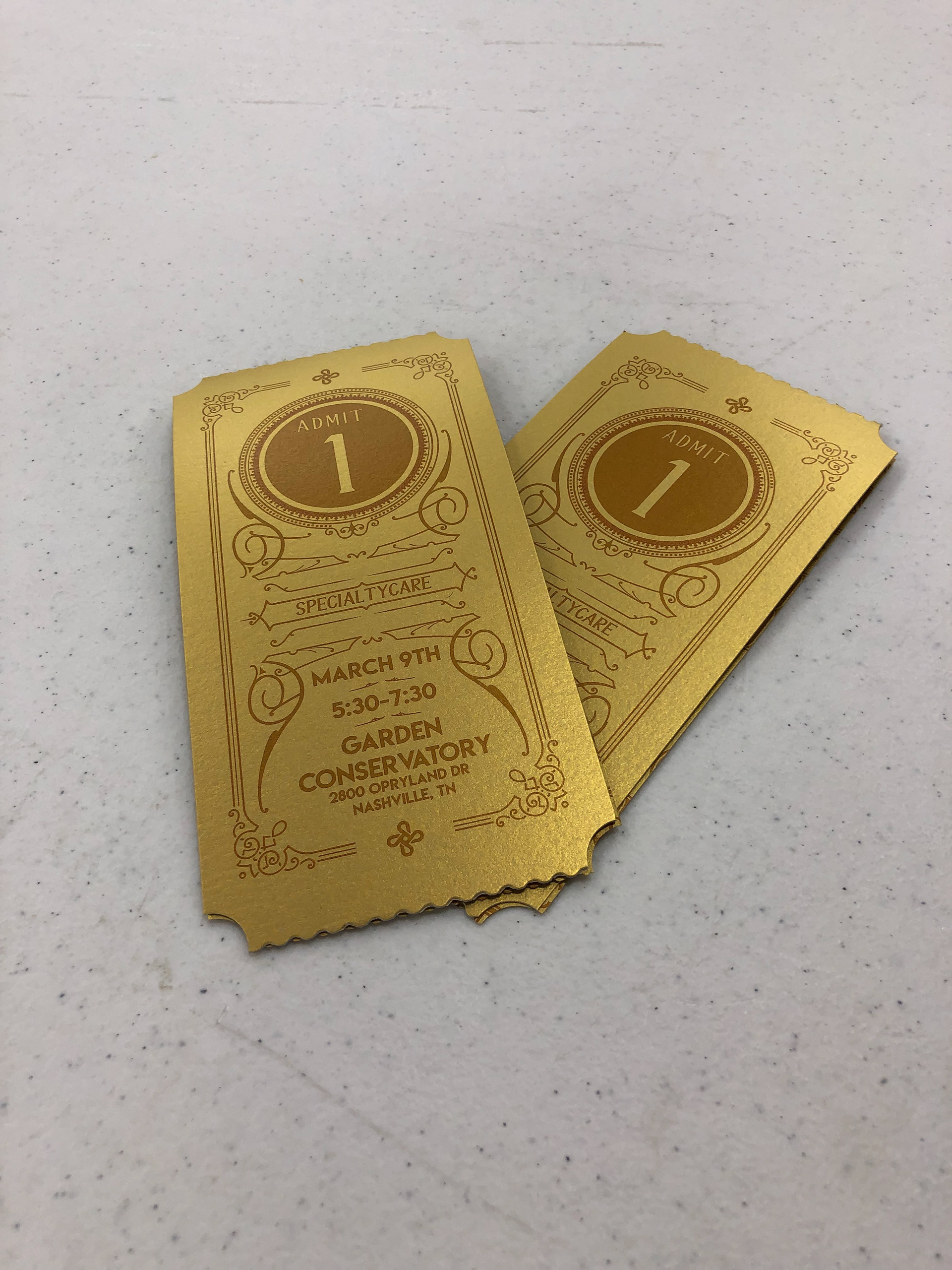 PREPRESS - Garden Conservatory Ticket