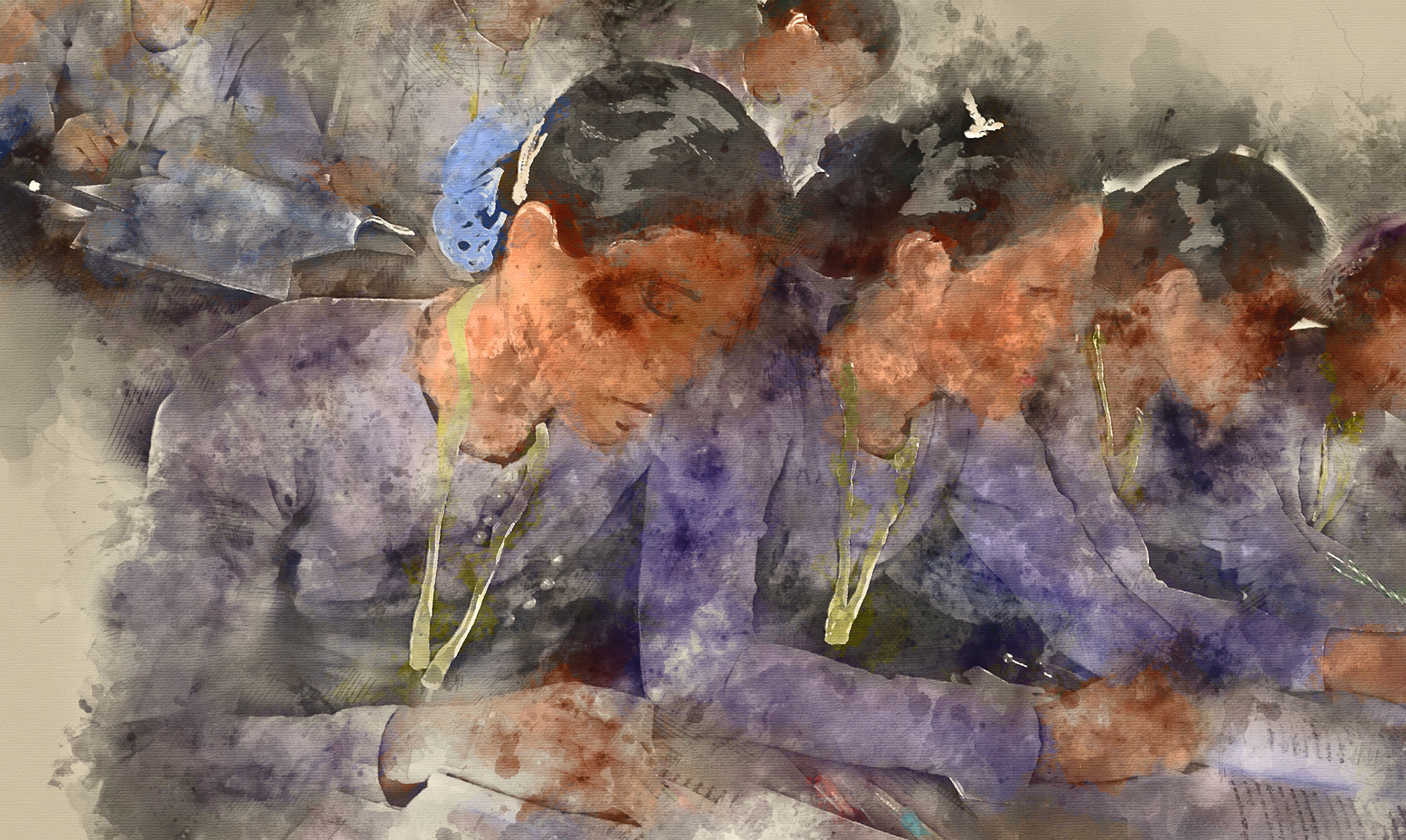 Digital Animated Watercolour, animation project for World Vision Canada