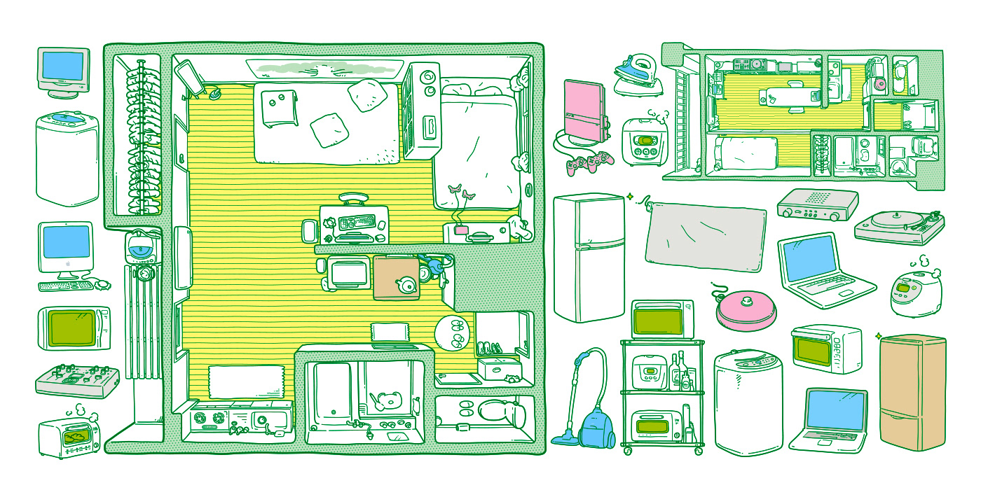 イラストレーターhama House Flat