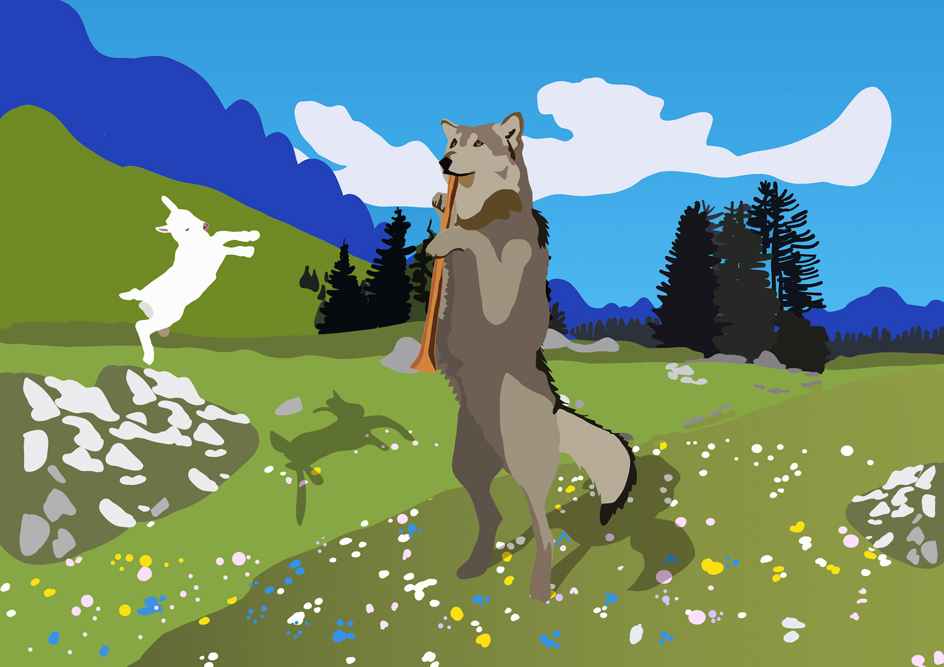 THE WOLF AND THE KID