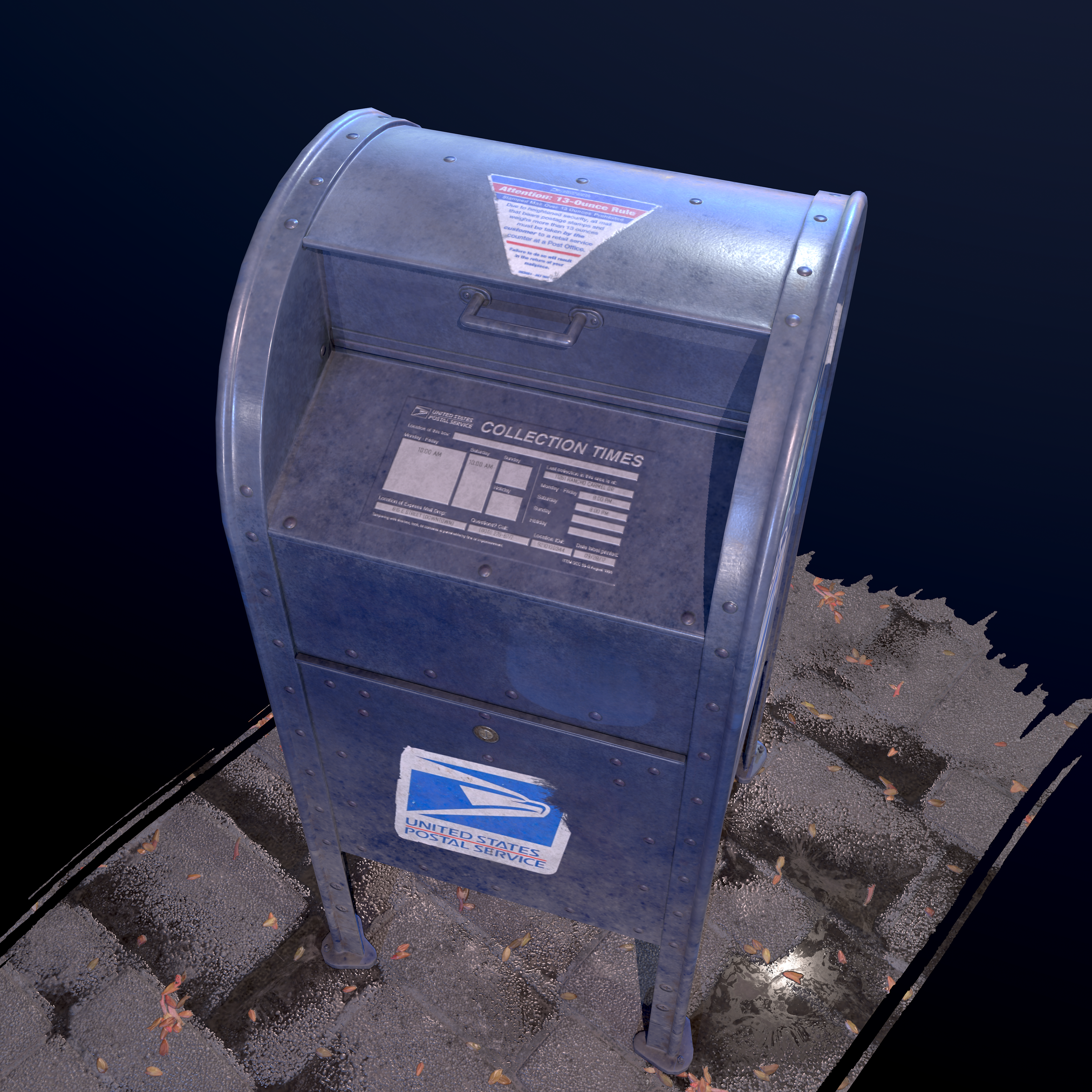 Raphael Escamilla Usps Mailbox Game Asset