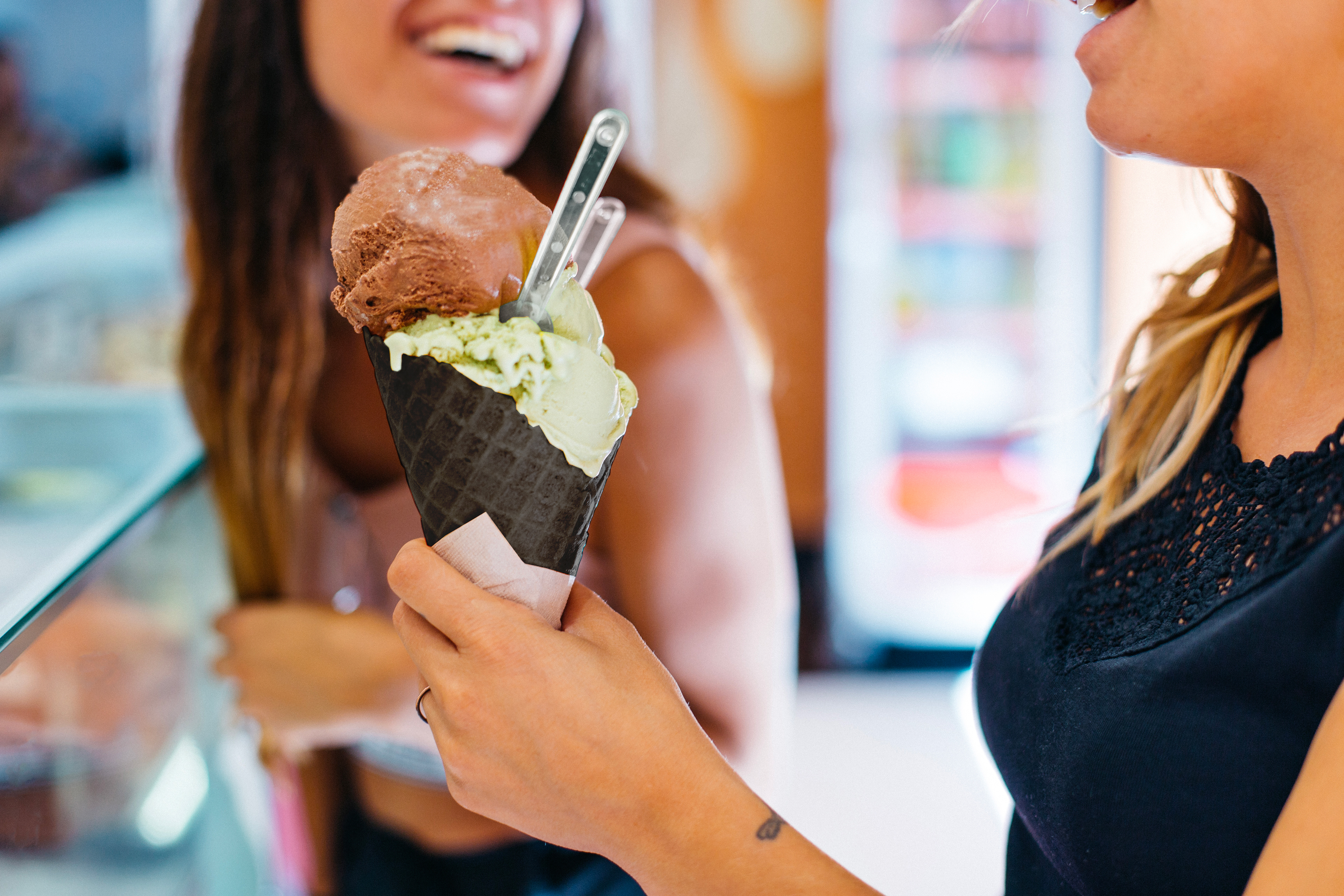 Helados bajos en calorias