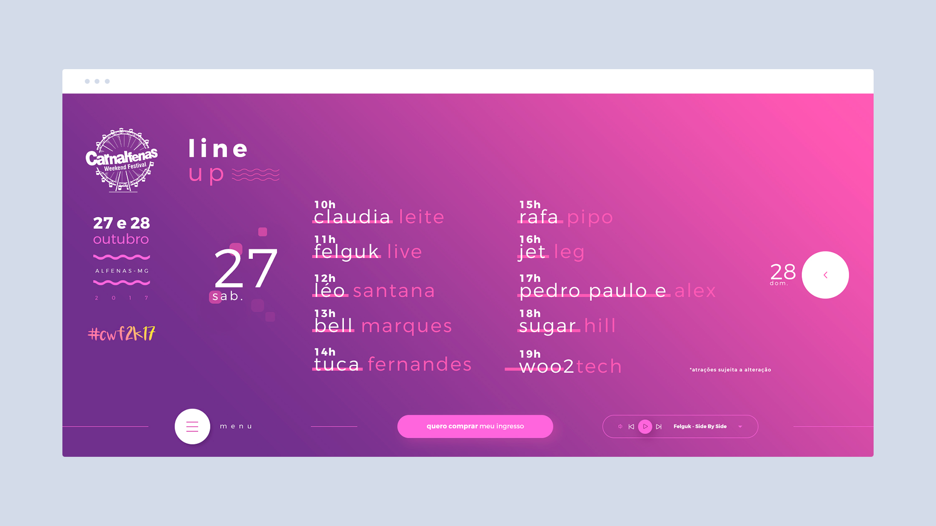 Carnalfenas - Scroll line up