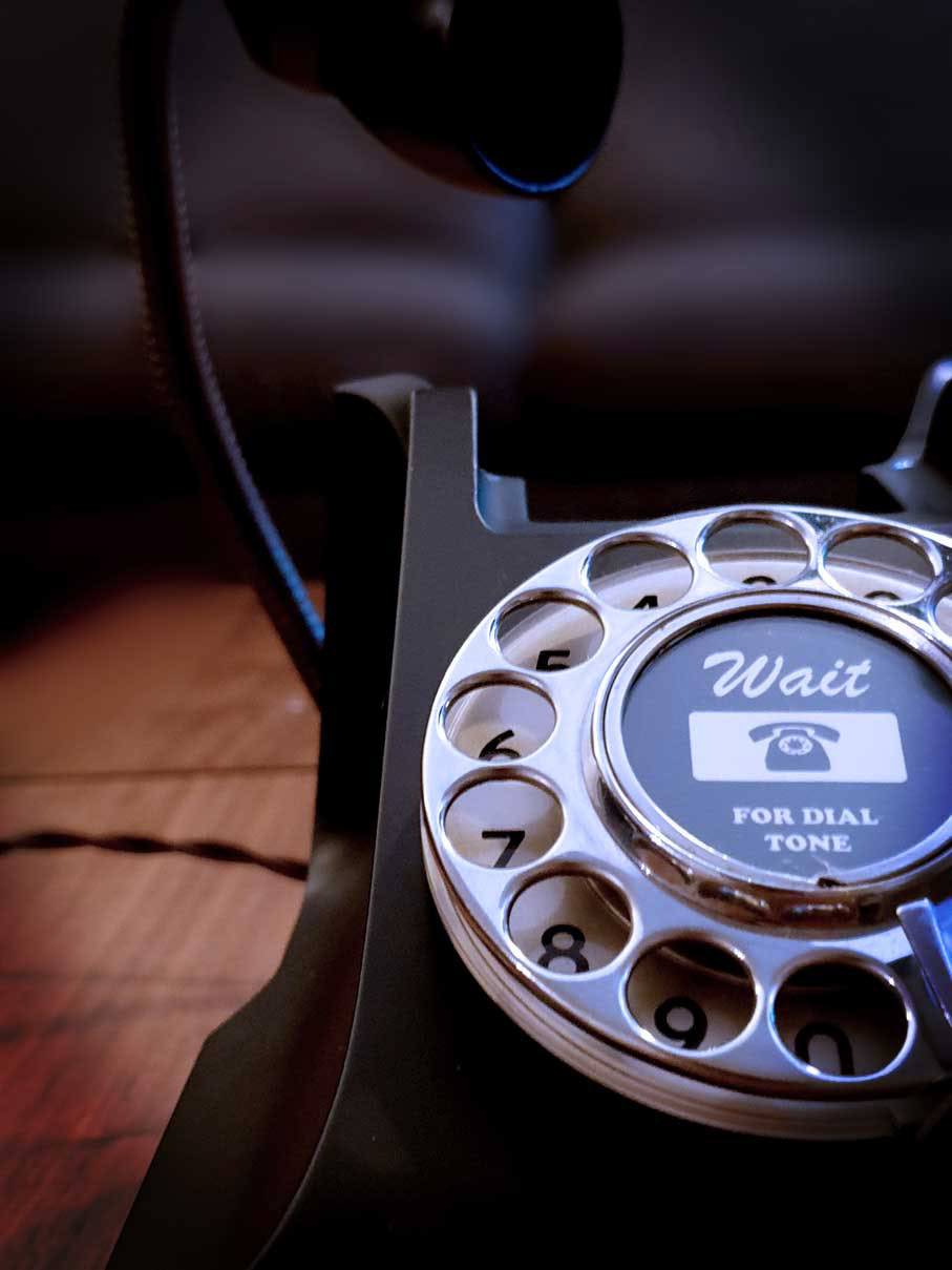 Vintage Bakelite telephone