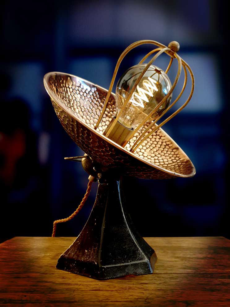 Handmade Upcycled Vintage 1930s Heat Lamp