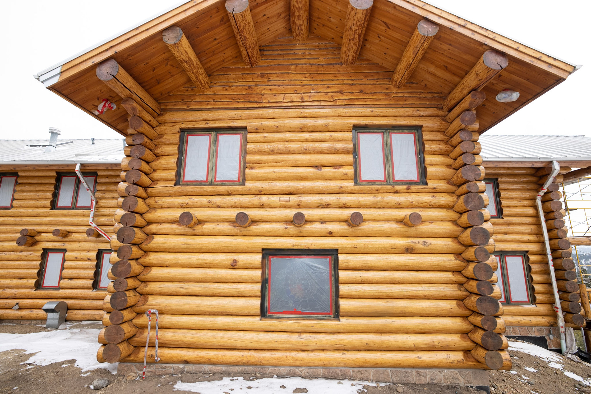 Colorado log home stain contractor