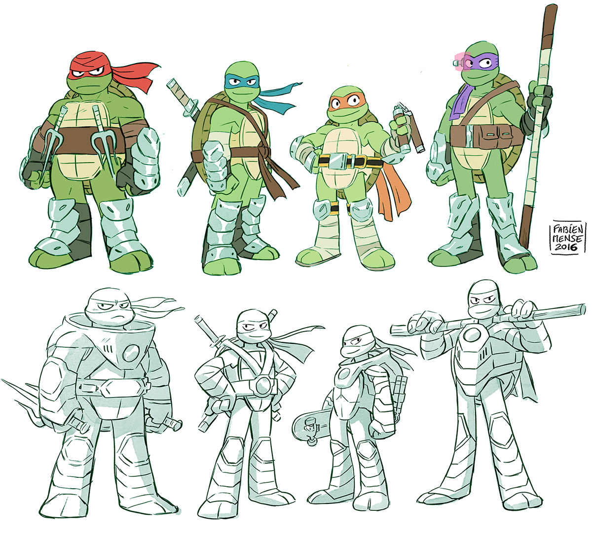 Fabien Mense Rise of the TMNT