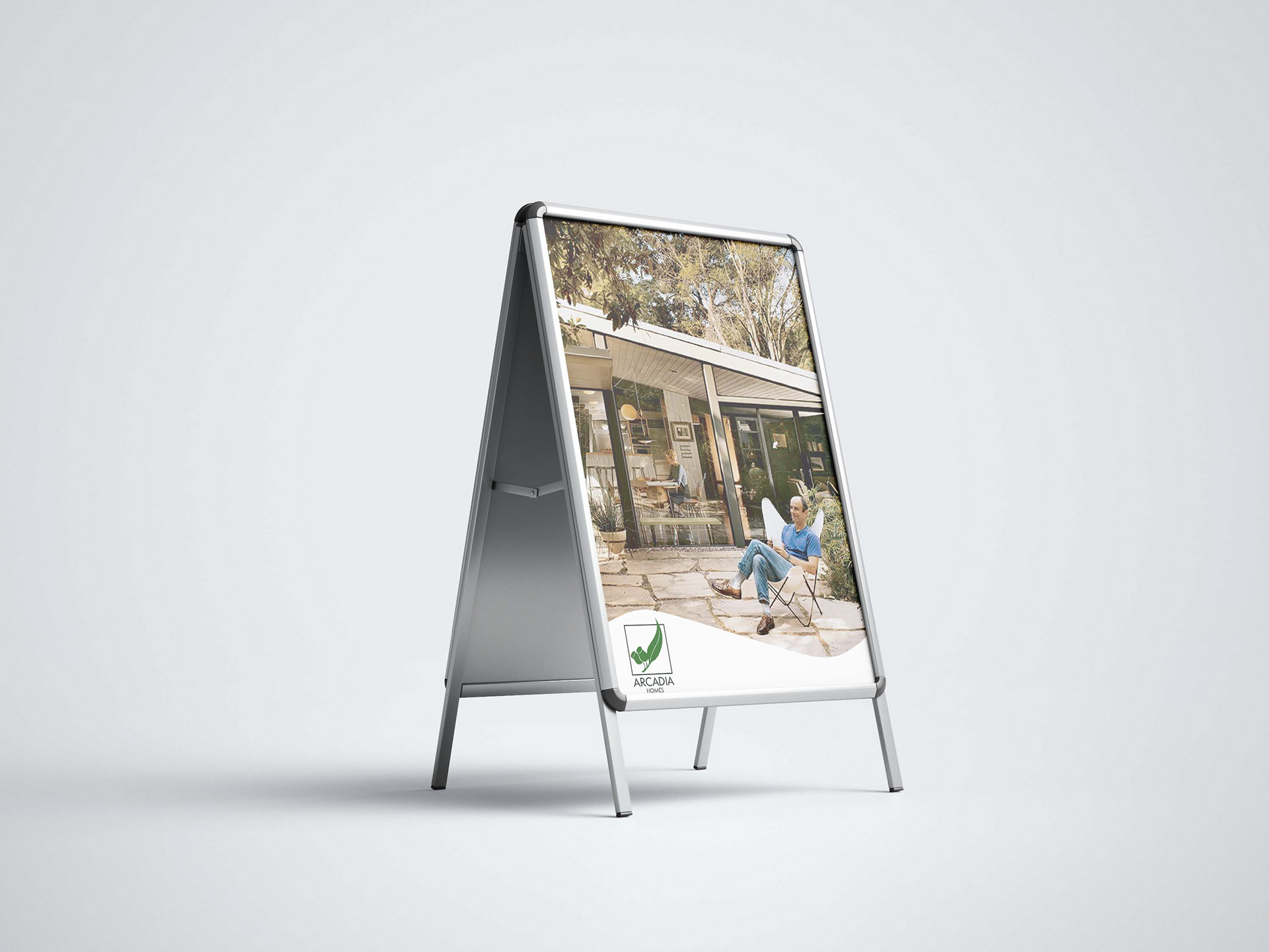 A-frame Poster Ad Mockup