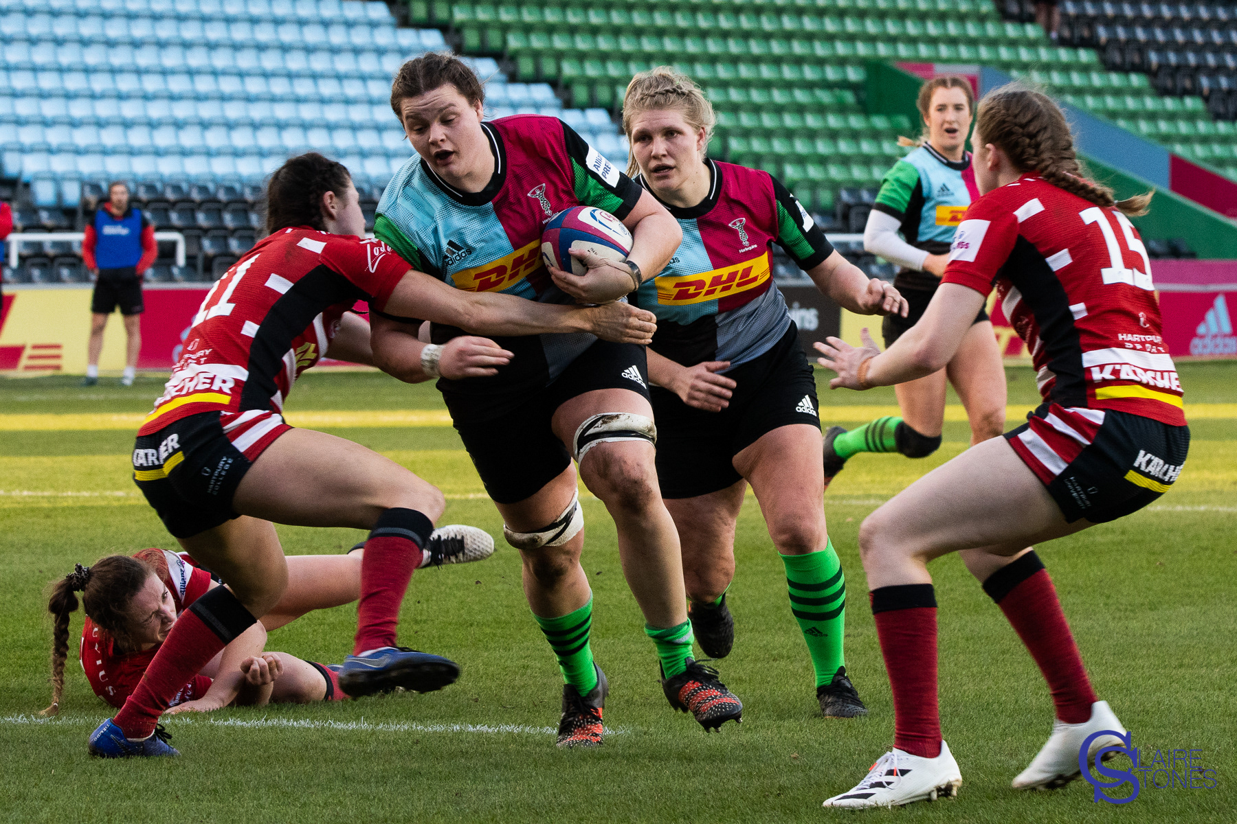 Ellie Underwood tackles Sarah Beckett
