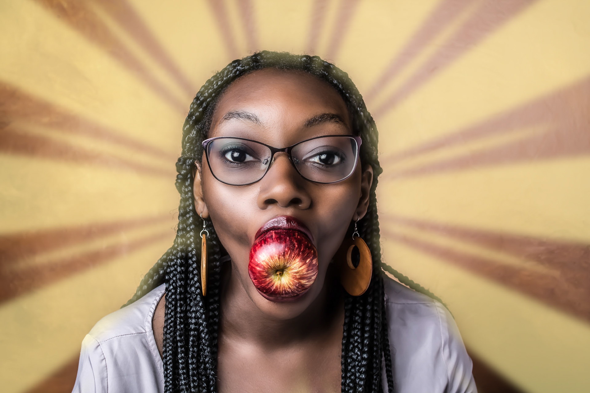 This was a photo we did for fun, while shooting for the La pomme Rouge Blog