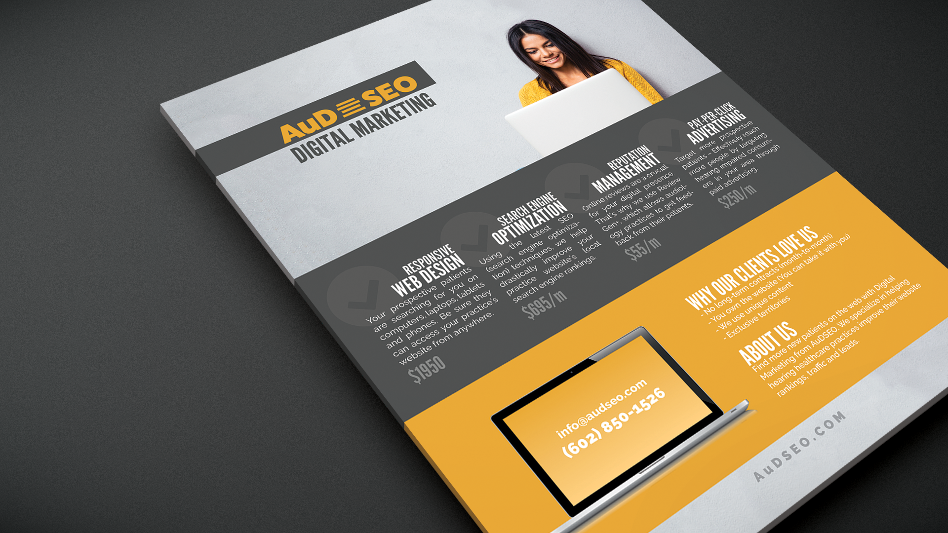 calvin weibel marketing flyer design