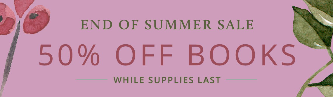 Chelsea Green Publishing's Summer Sales 2019 banner 50% Off Books (1140 x 335)